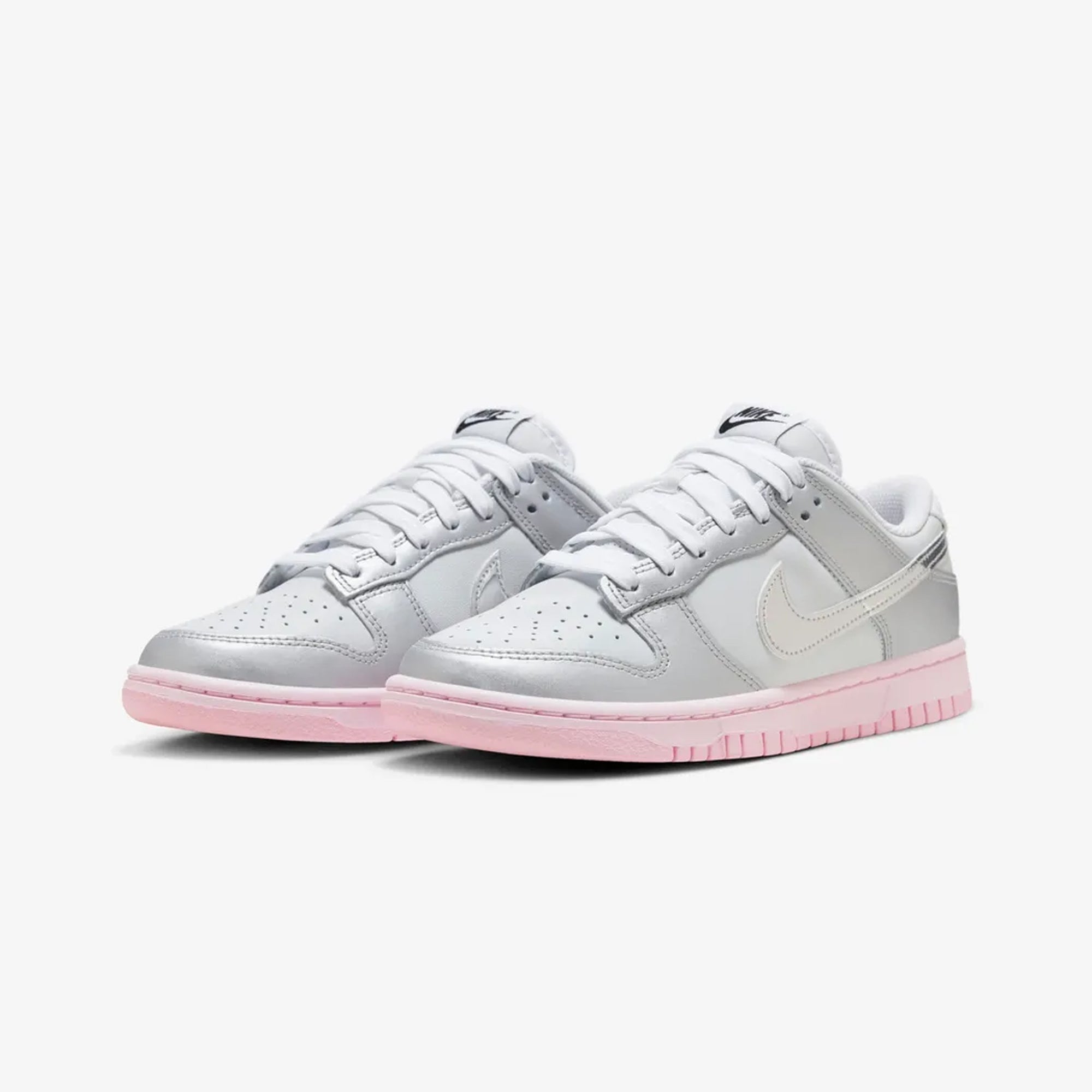 Nike | Dunk Low Lx { Photon Dust/metallic Silver-pink Foam - view 2