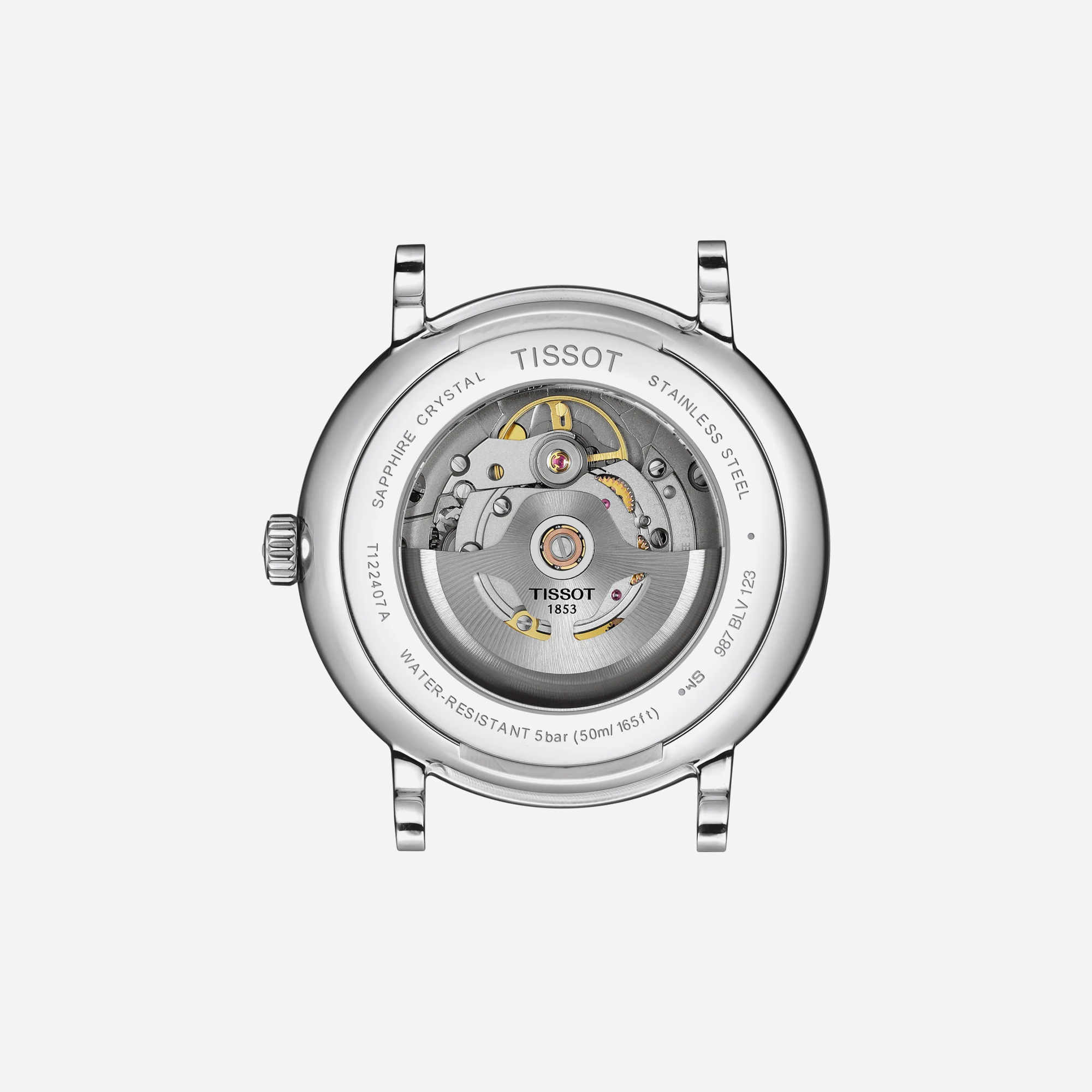 Tissot Carson Premium Powermatic 80 Silver Dial Leather Strap 40mm Swiss Automatic - view 2