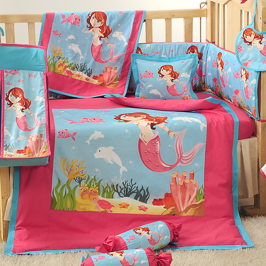 Swayam India Bcs-little Mermaid Baby Cot Set-190 - view 4