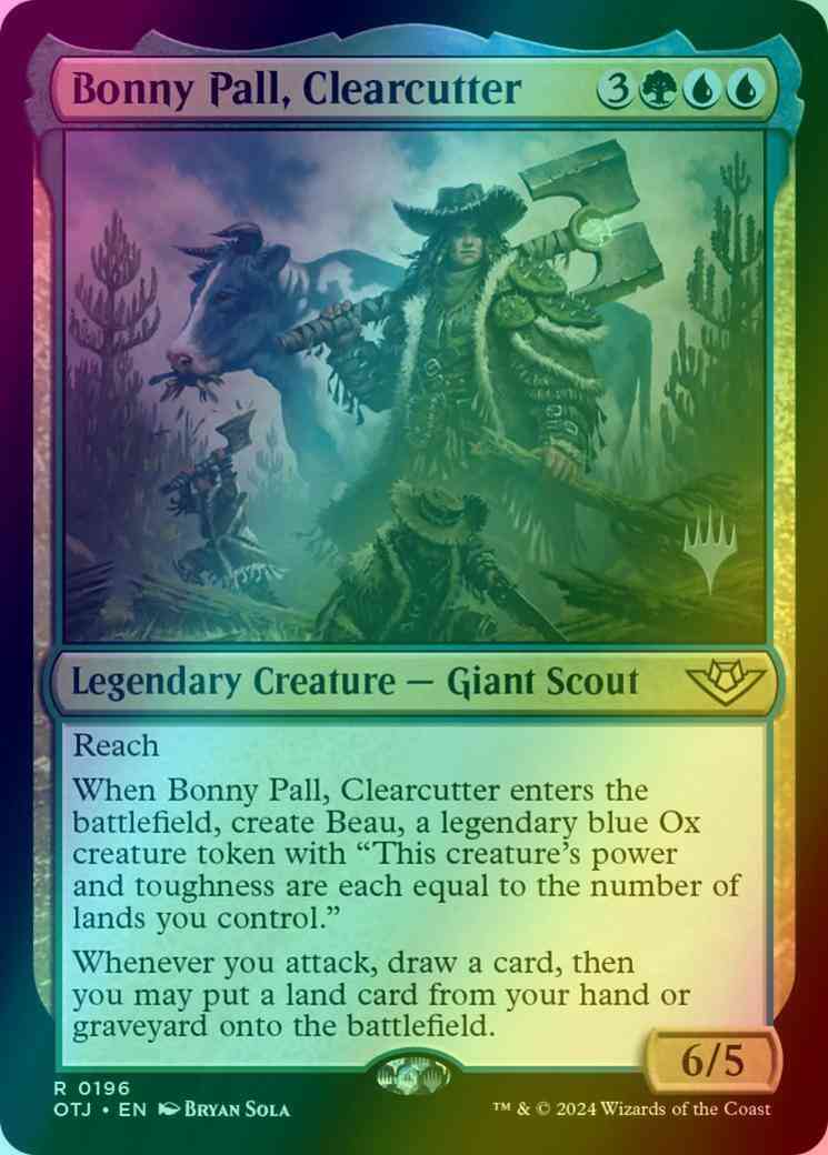 Bonny pall clearcutter – Magic Bonny Pall, Clearcutter [196p] [Promo Pack] [Outlaws of Thunder Junction: Promos] [Foil]