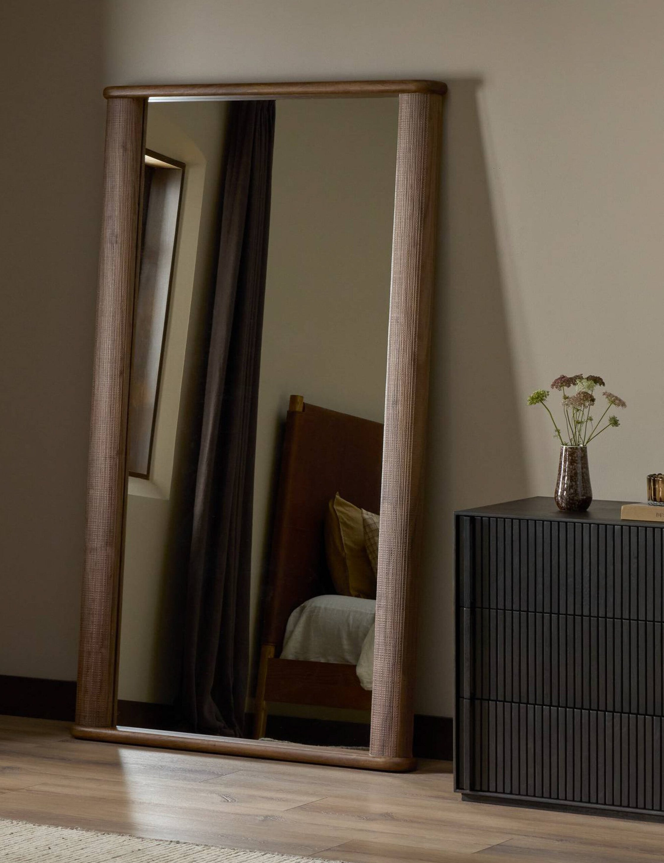 Lulu and Georgia Sidra Floor Mirror – Natural - view 2