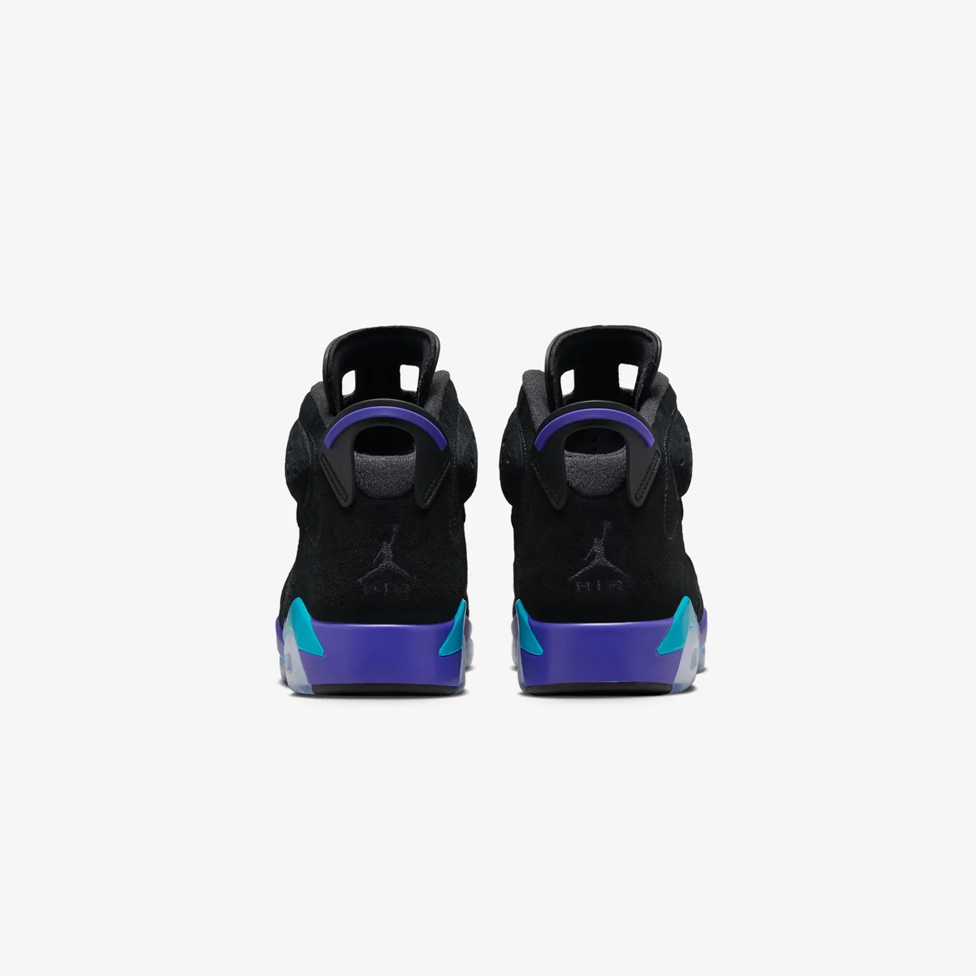 Jordan | AIR JORDAN 6 RETRO { BLACK/BRIGHT CONCORD-AQUATONE - view 2