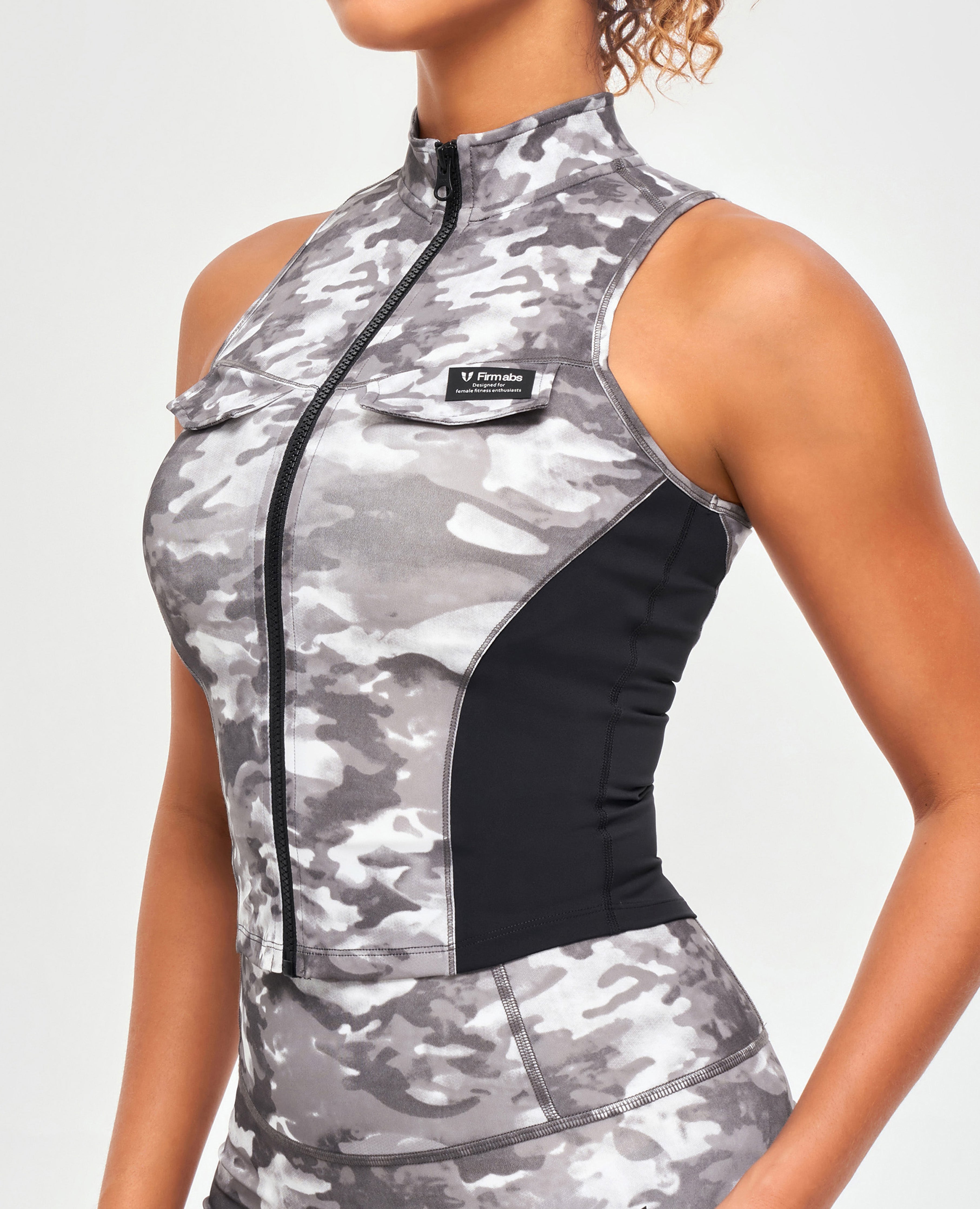 FIRM ABS Army Abs Tank - Tie Dye Camo - view 3