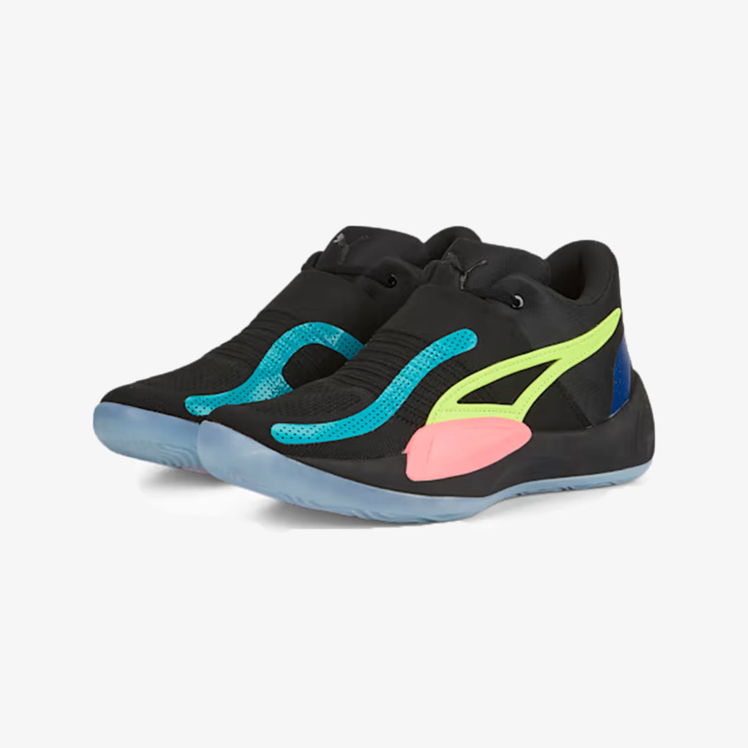 Puma | RISE NITRO { BLACK/SUNSET GLOW - view 2