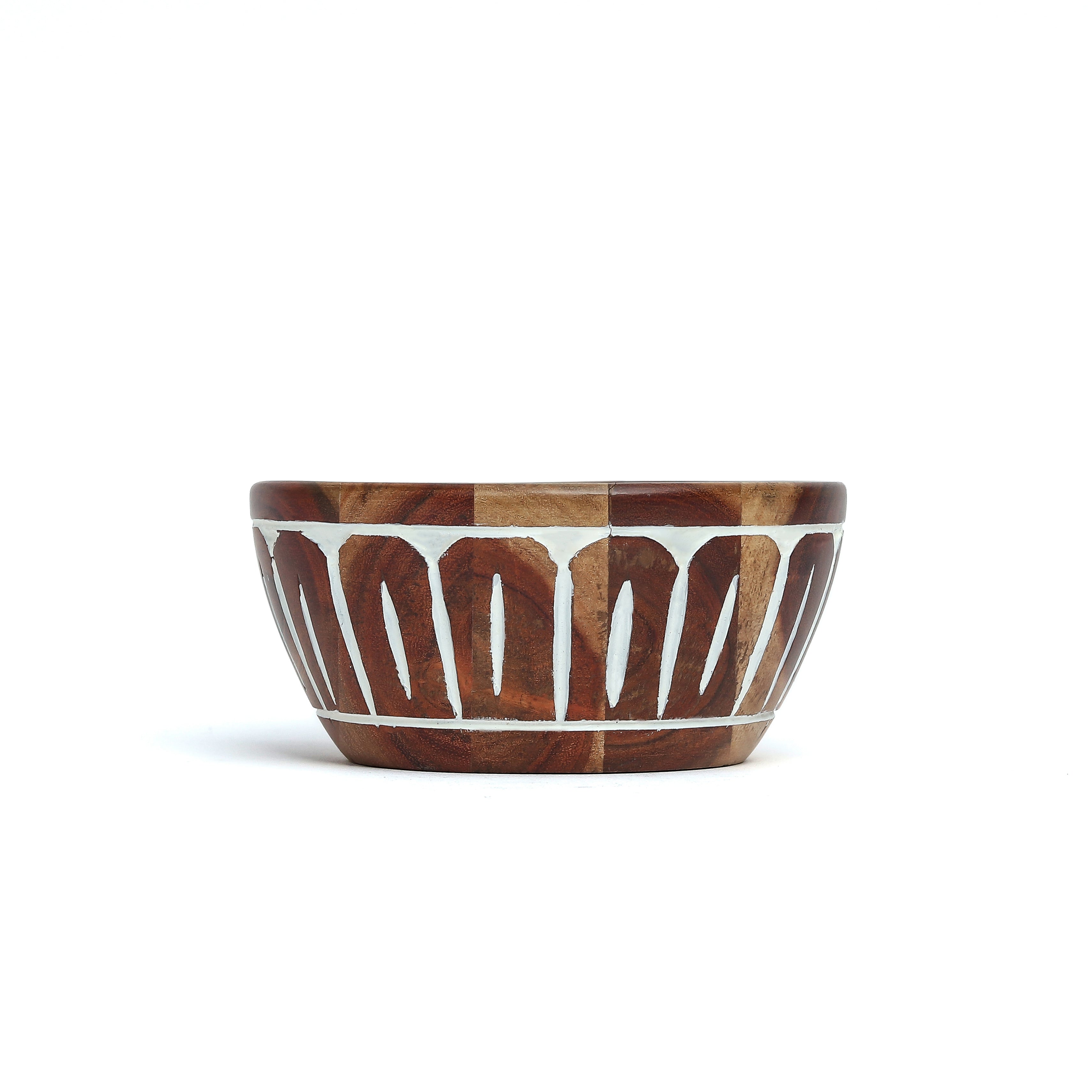 STUDIO TRATAKA Brown - Aurora White Bowl - view 2
