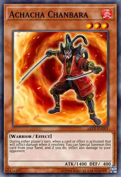 Yu-Gi-Oh! Achacha Chanbara - ABYR-EN003 - Common - Unlimited