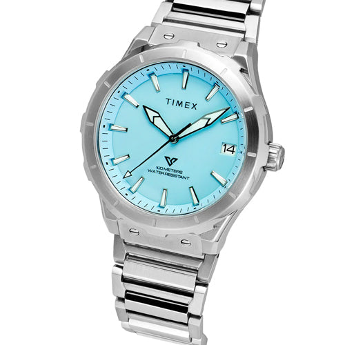 Timex E Class Men Blue Round Dial Analog Watch 40.5mm TWEG24804 - view 2