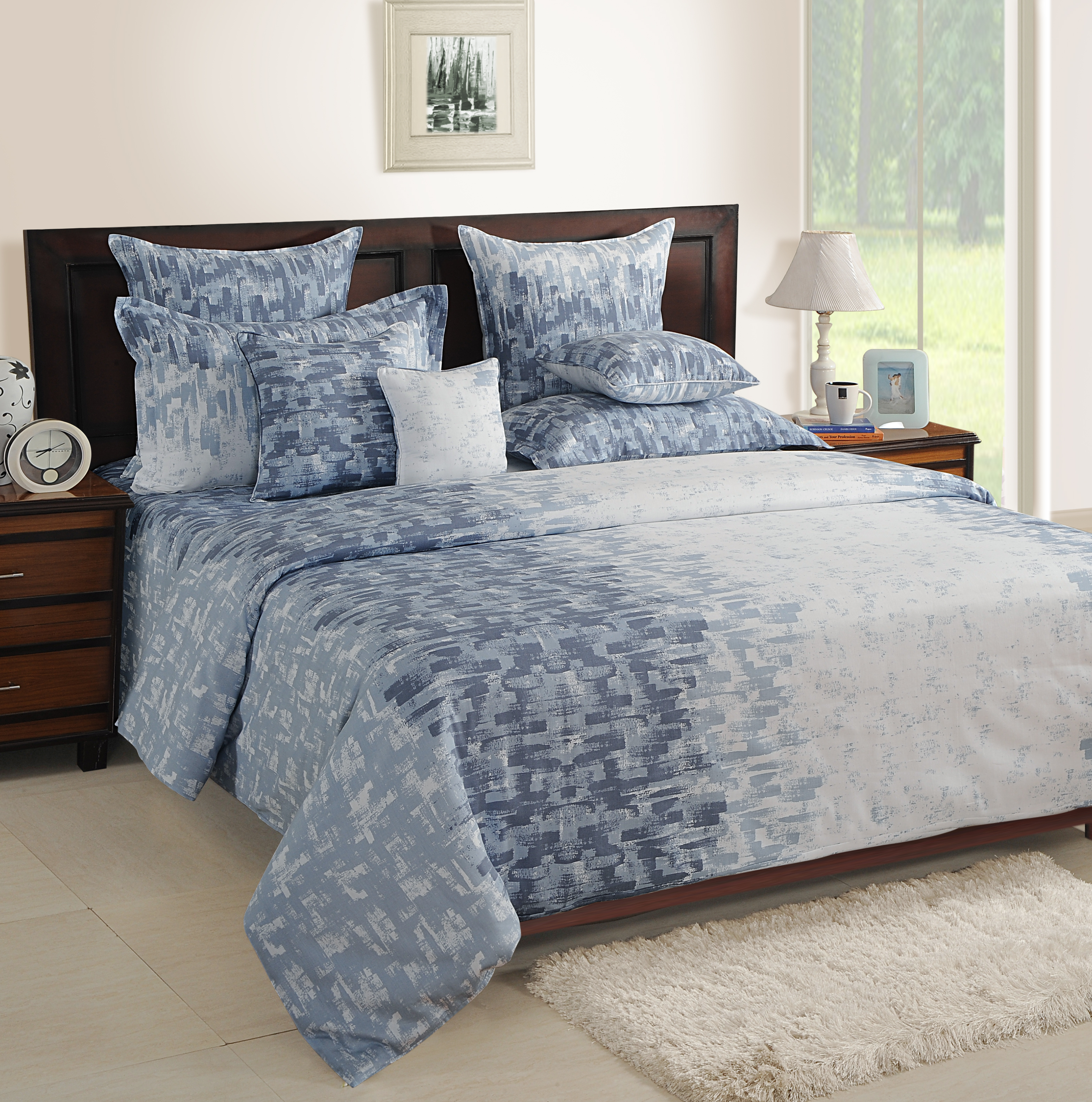 Swayam India Smoky Grey Swayam Zinnia Collection - 1992