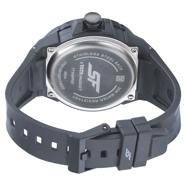 Sonata SF Turbo Black & Green Dial Plastic Strap - view 2