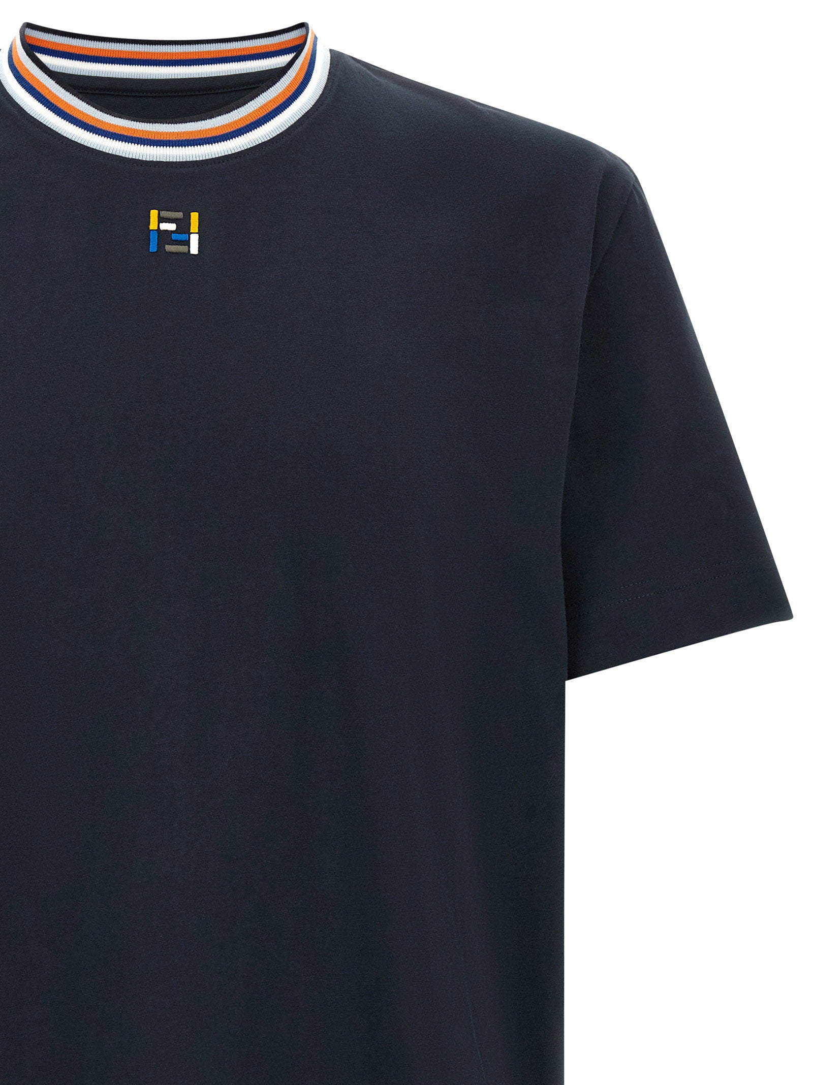 Fendi Ff Stitching T-shirt – 100% cotton - view 3