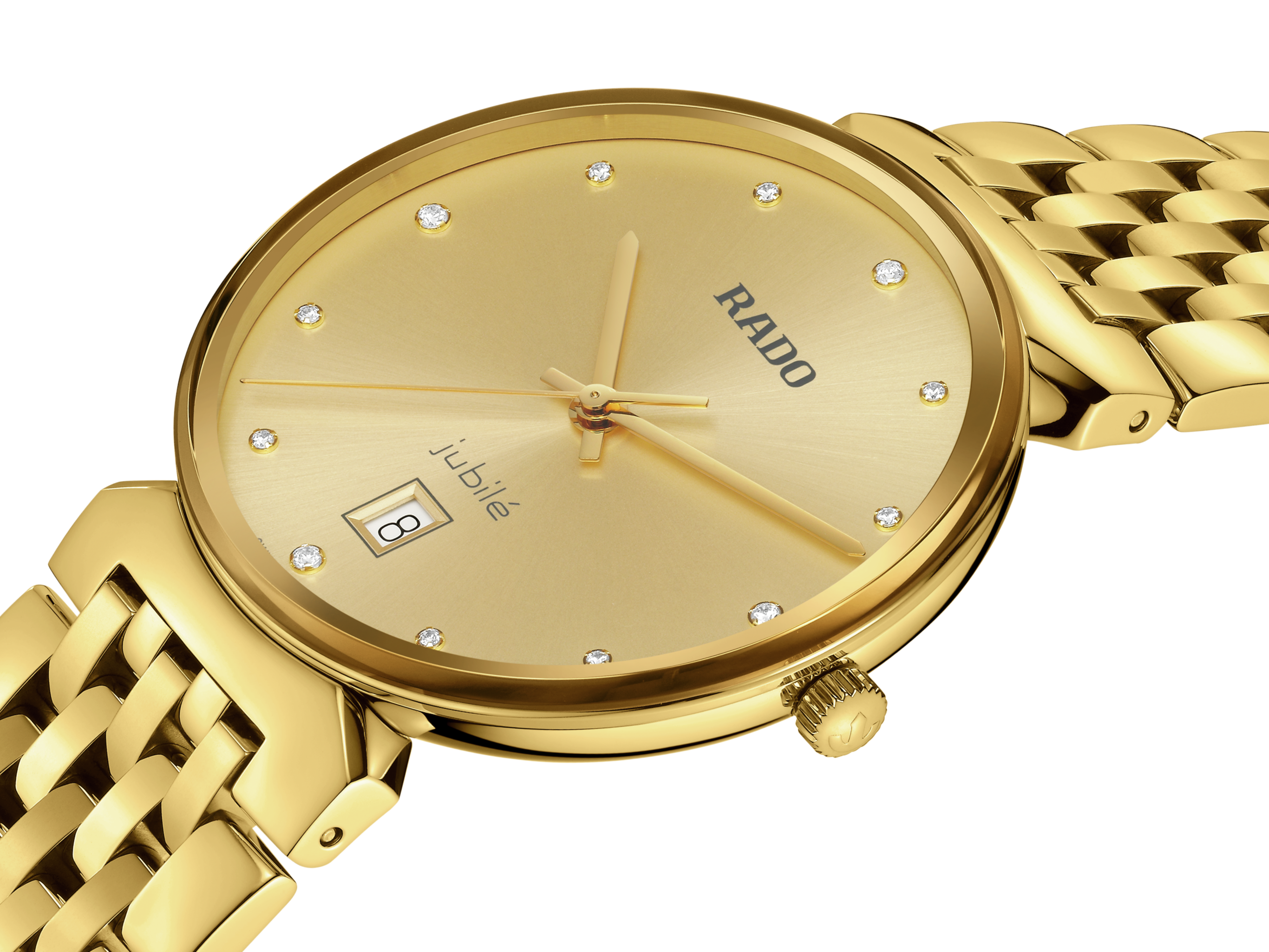 Rado Florence Diamonds Golden Yellow Dial Unisex 38mm - view 2