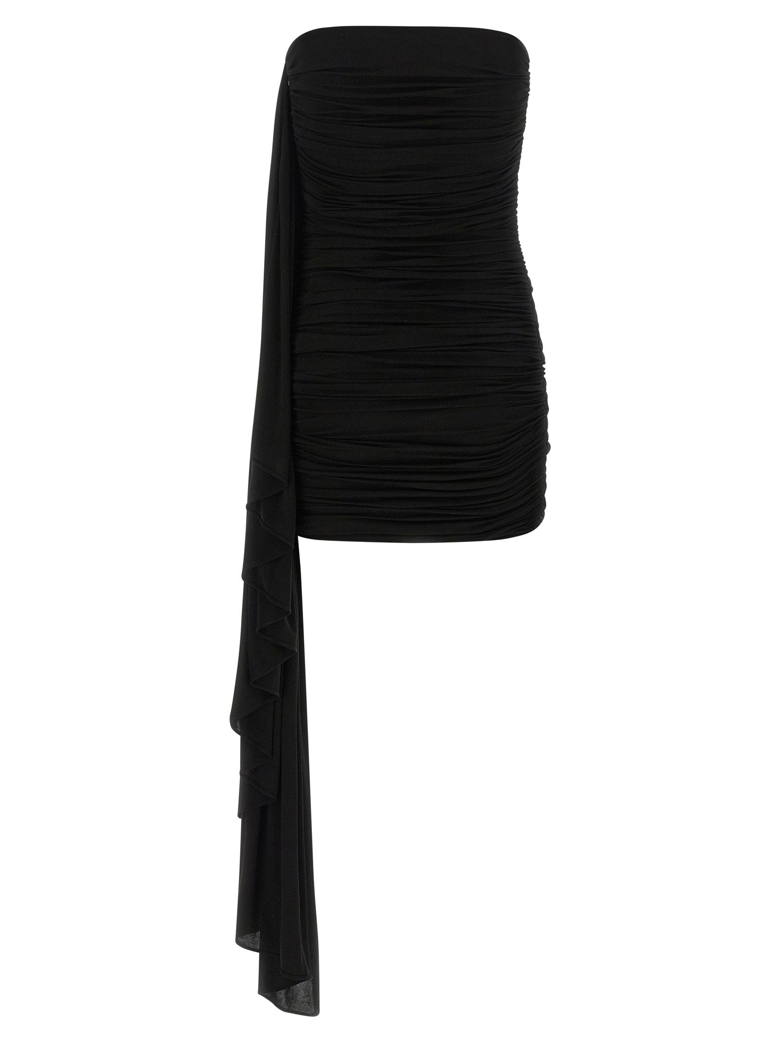Alexander Wang Asymmetrical Draped Dress – 97% cupro 3% elastane - view 2