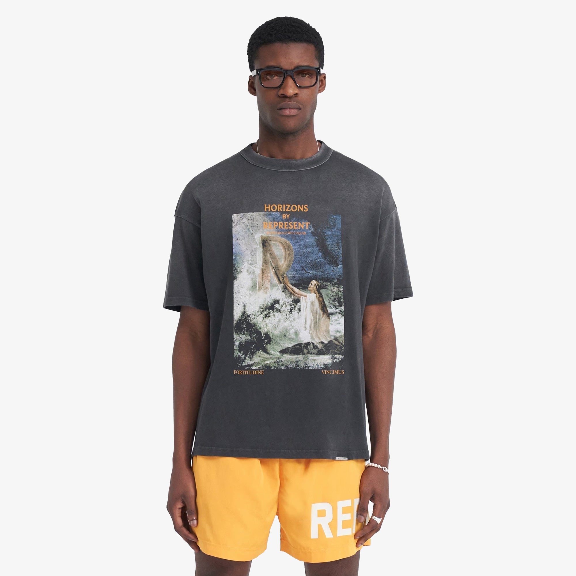 Represent | Higher Truth T-shirt { Aged Black