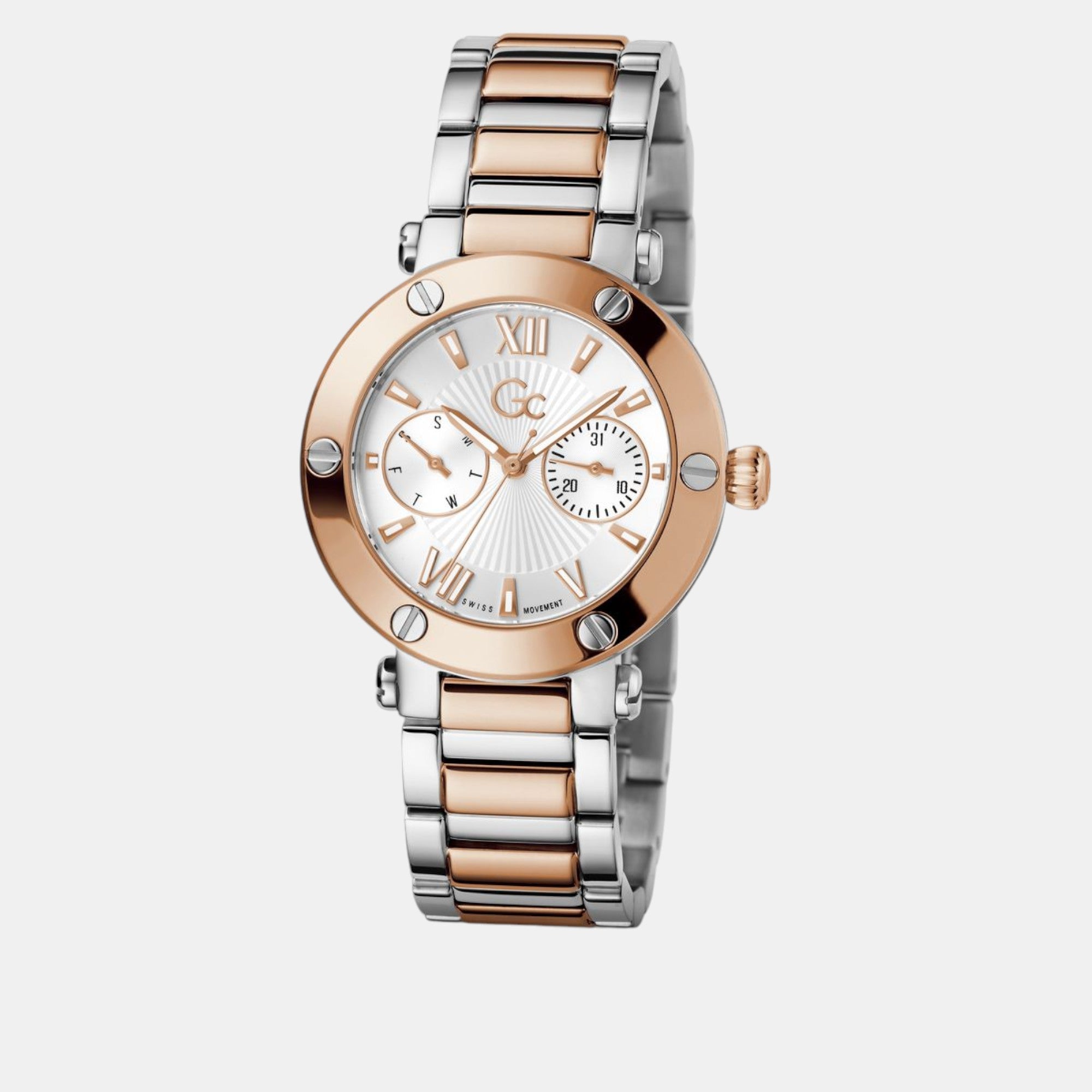 GC Aura Women Quartz White Dial Analog Stainless Steel Watch Z48002L1MF - view 2