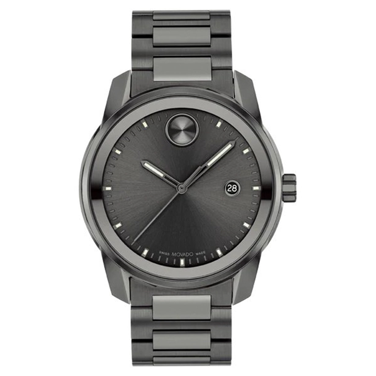 Movado Bold Verso Gunmetal Dial Men 42mm - view 4