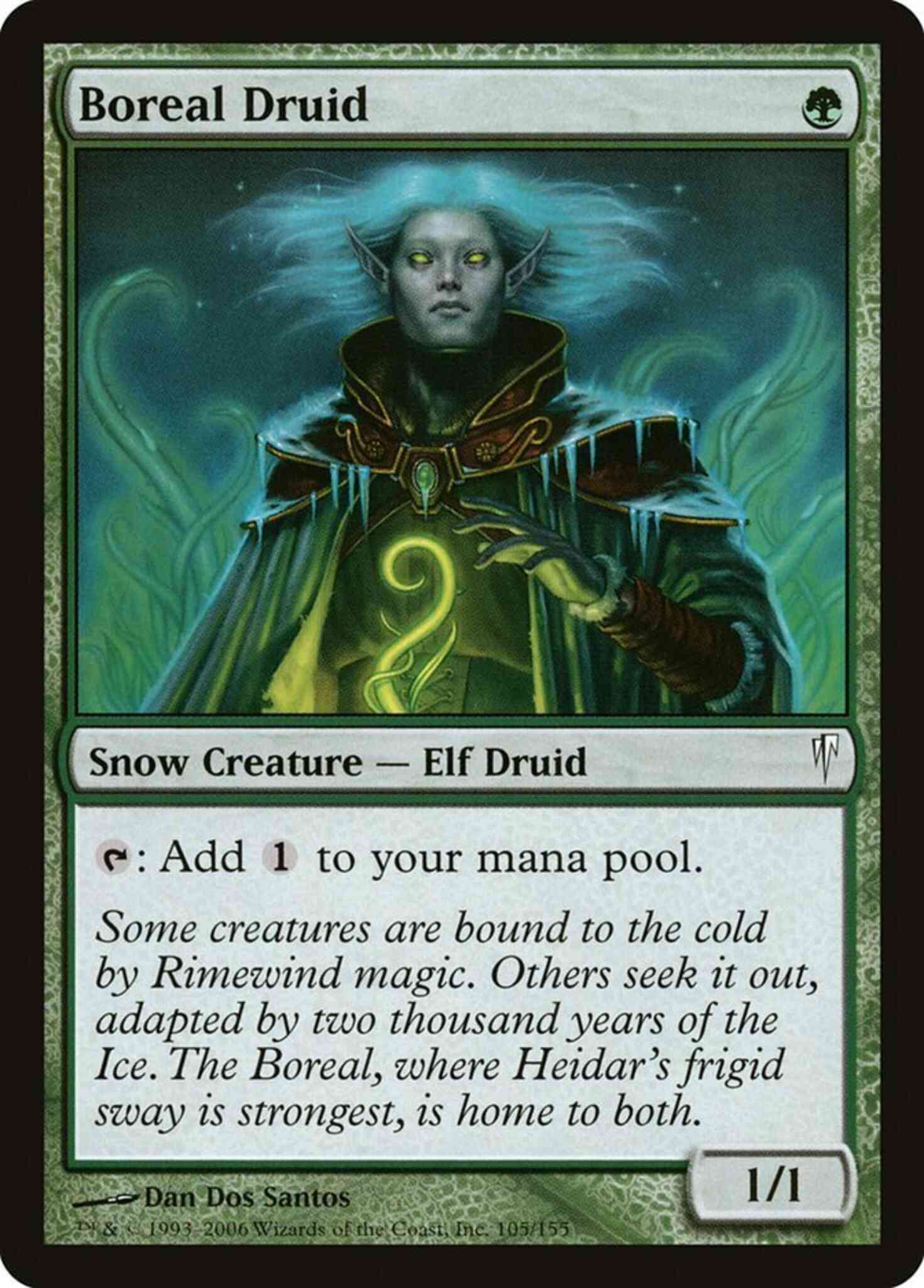 Boreal druid 105 – Magic Boreal Druid [105] [Coldsnap] [Non-Foil]