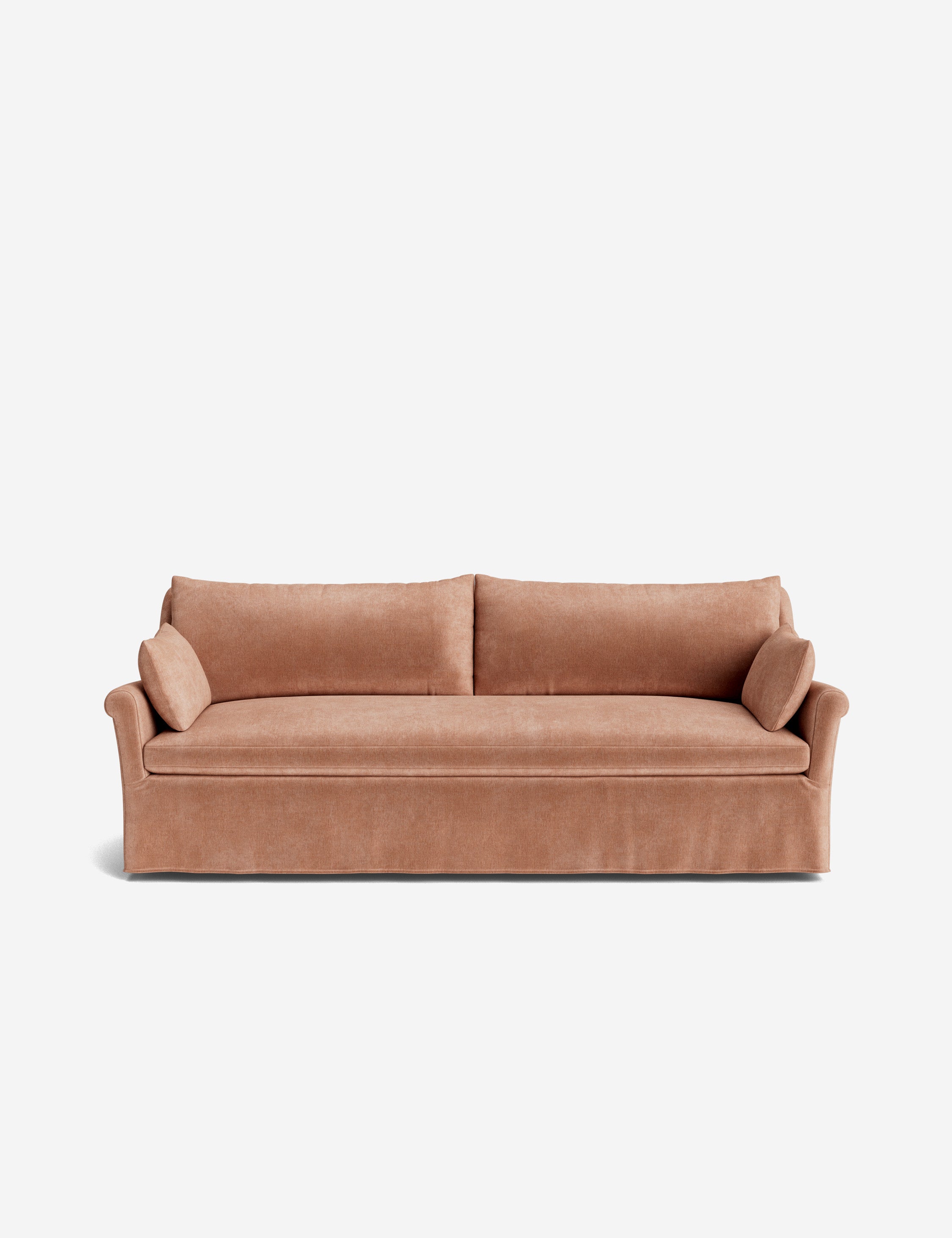 Lulu and Georgia Portola Rolled Arm Slipcover Sofa - view 2