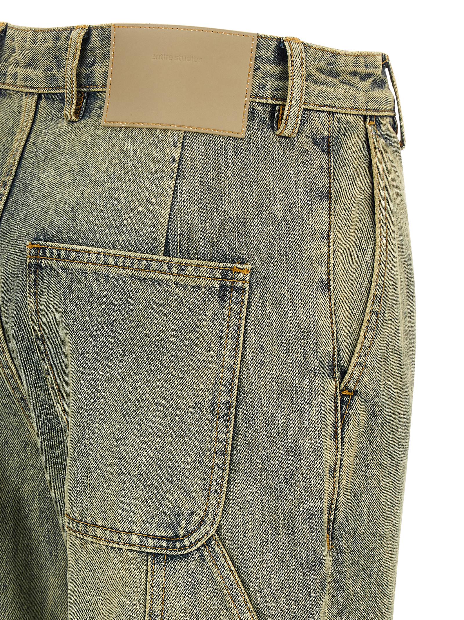 Entire Studios Cuff Surface Wave Jeans – 100% cotton - view 4