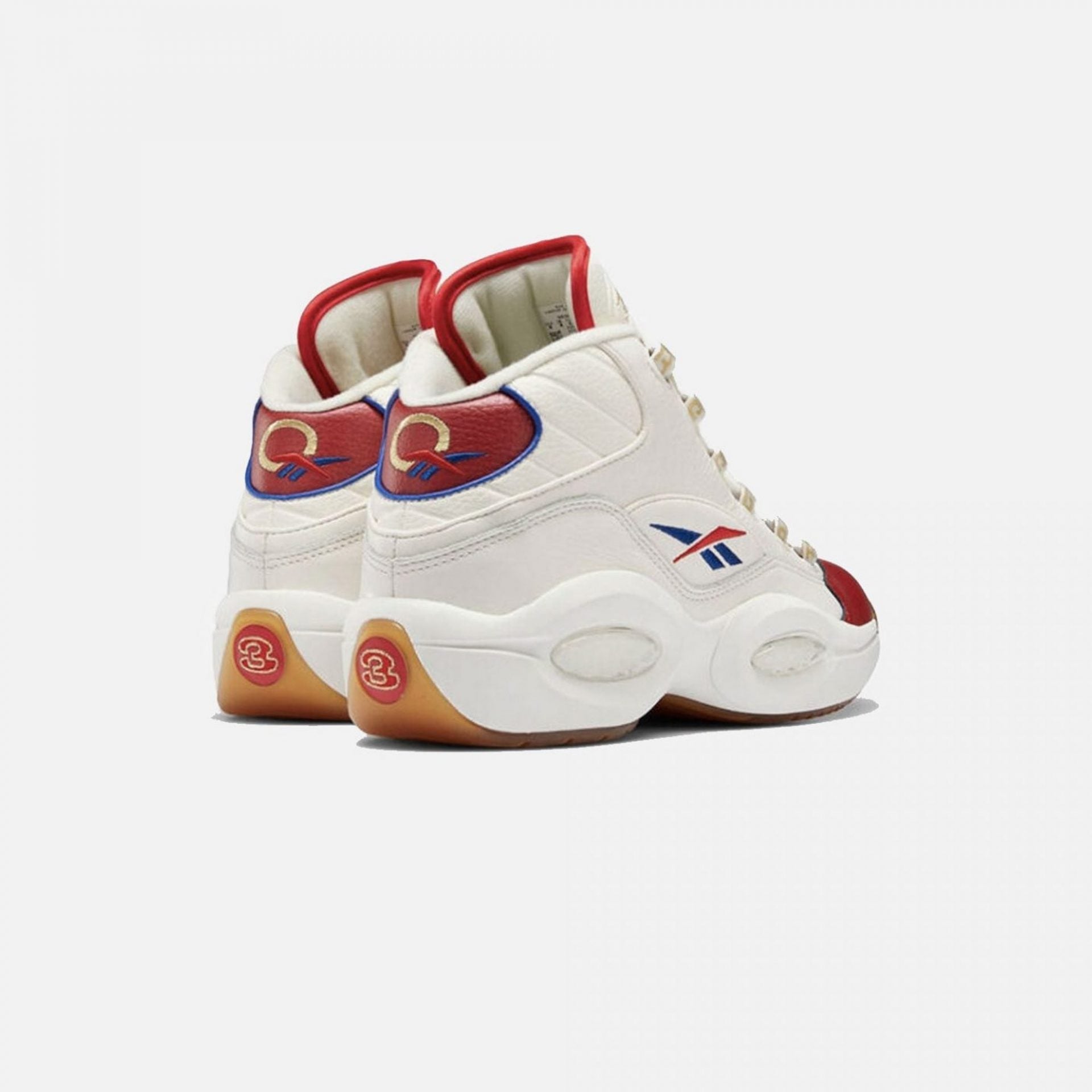 Reebok | QUESTION MID RED TOE - view 2