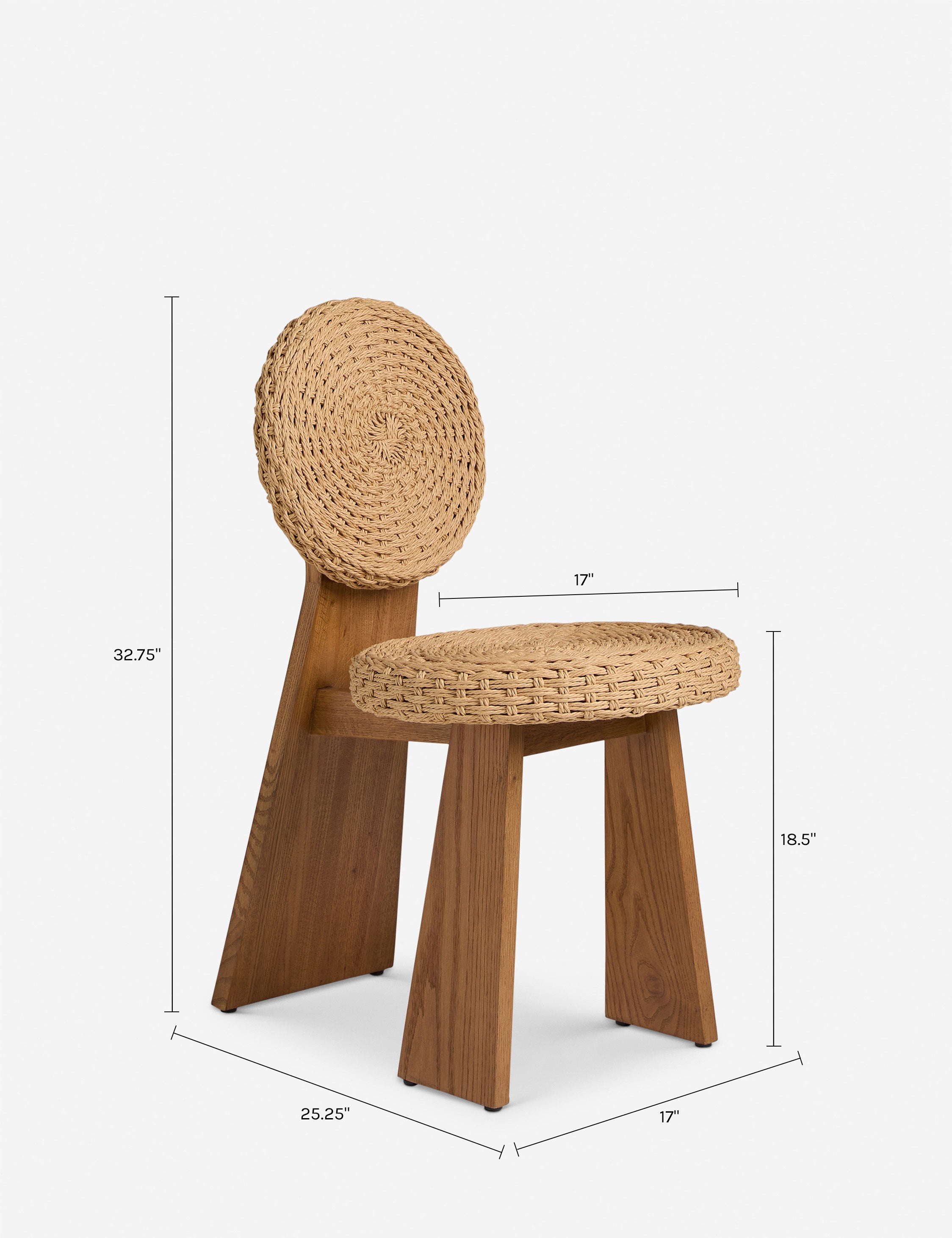 Lulu and Georgia Helsinki Dining Chair – Natural - view 10