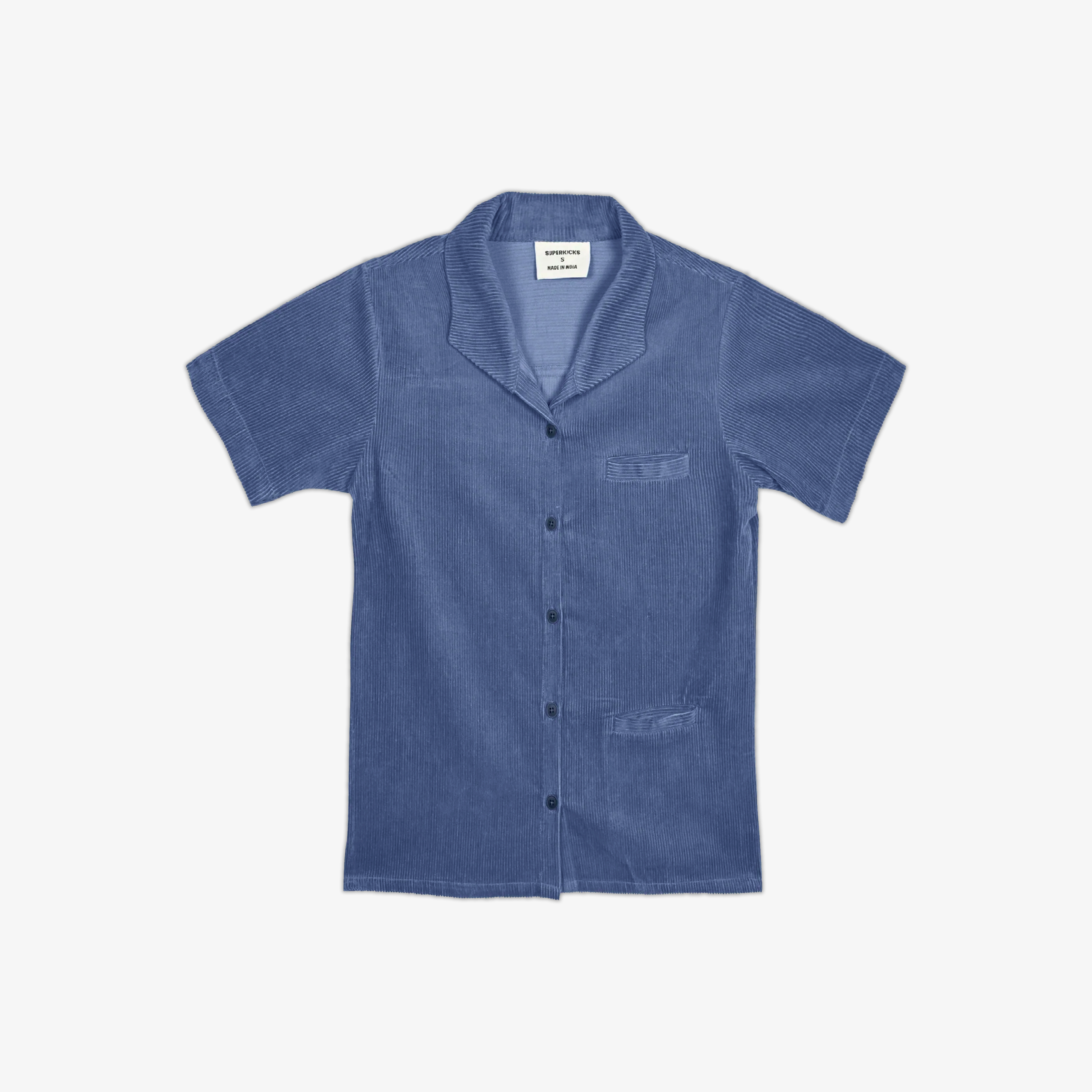 Corduroy shirt estate – Superkicks | Corduroy Shirt { Estate Blue