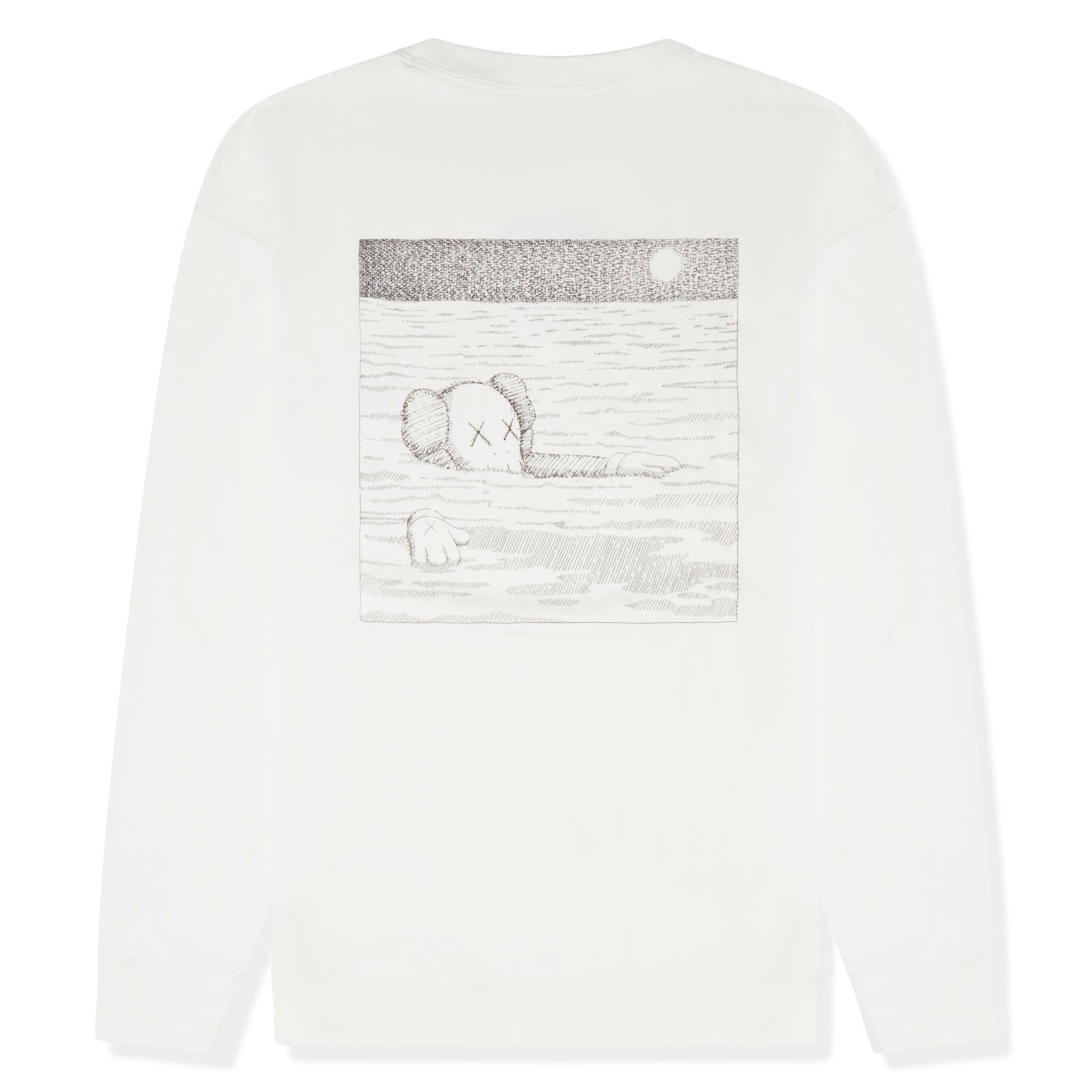 Kaws x Uniqlo UT Graphic White Sweatshirt - view 2