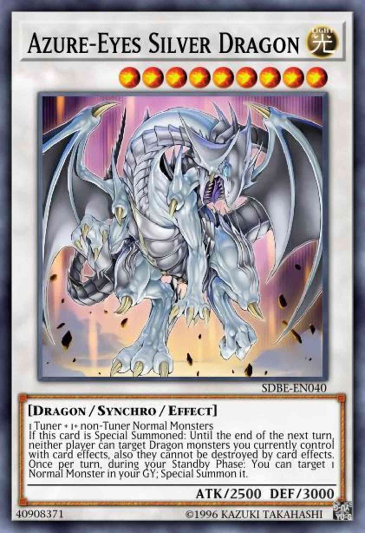 Yu-Gi-Oh! Azure-Eyes Silver Dragon - LDK2-ENK39 - Common - 1st Edition
