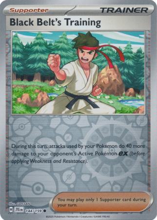 Common sv09-144 reverse – Pokémon Black Belt's Training - 144/159 - Common [sv09-144] [Reverse Holo]