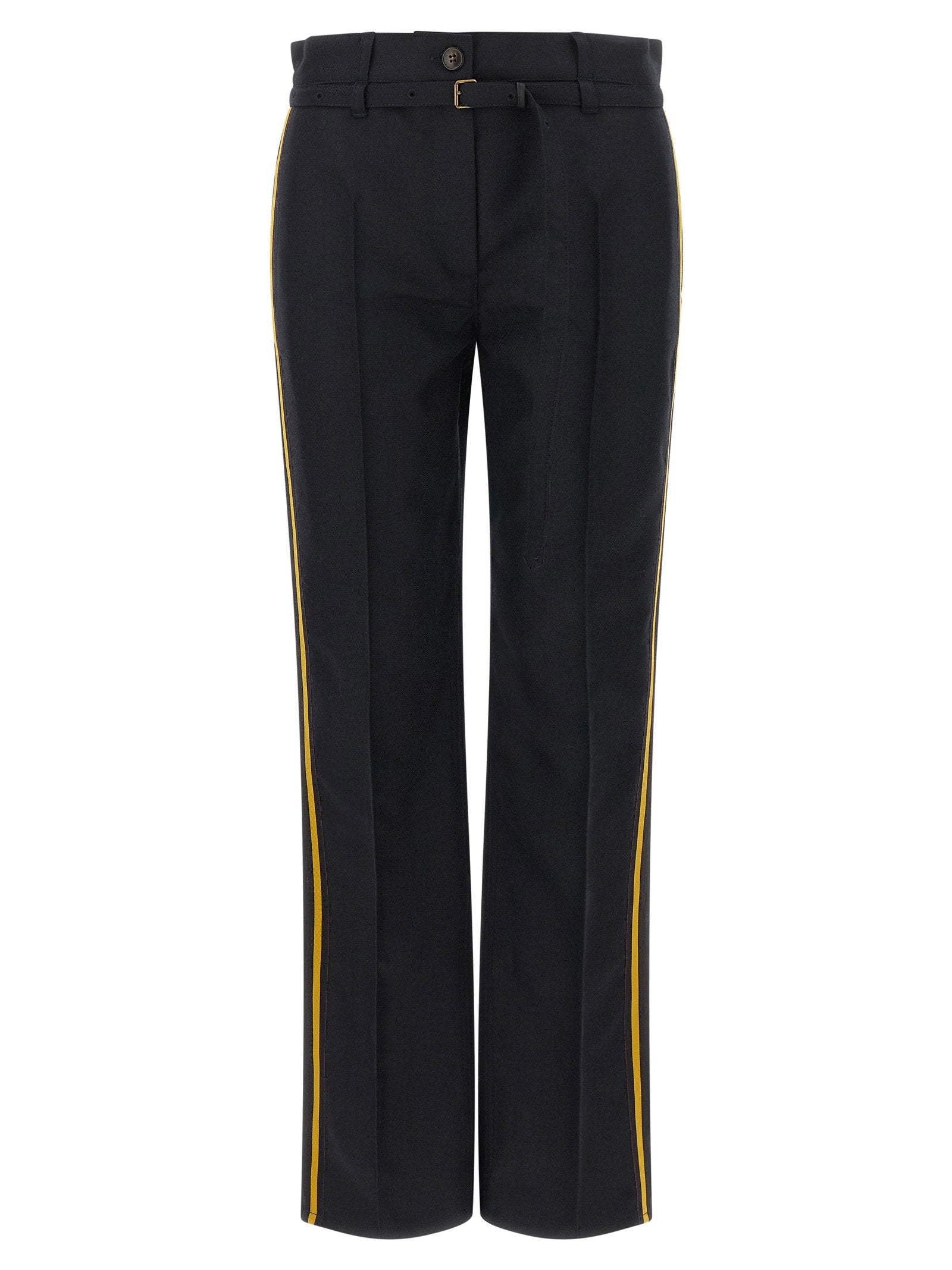 Dries Van Noten Persy Tape Pants – 100% wool