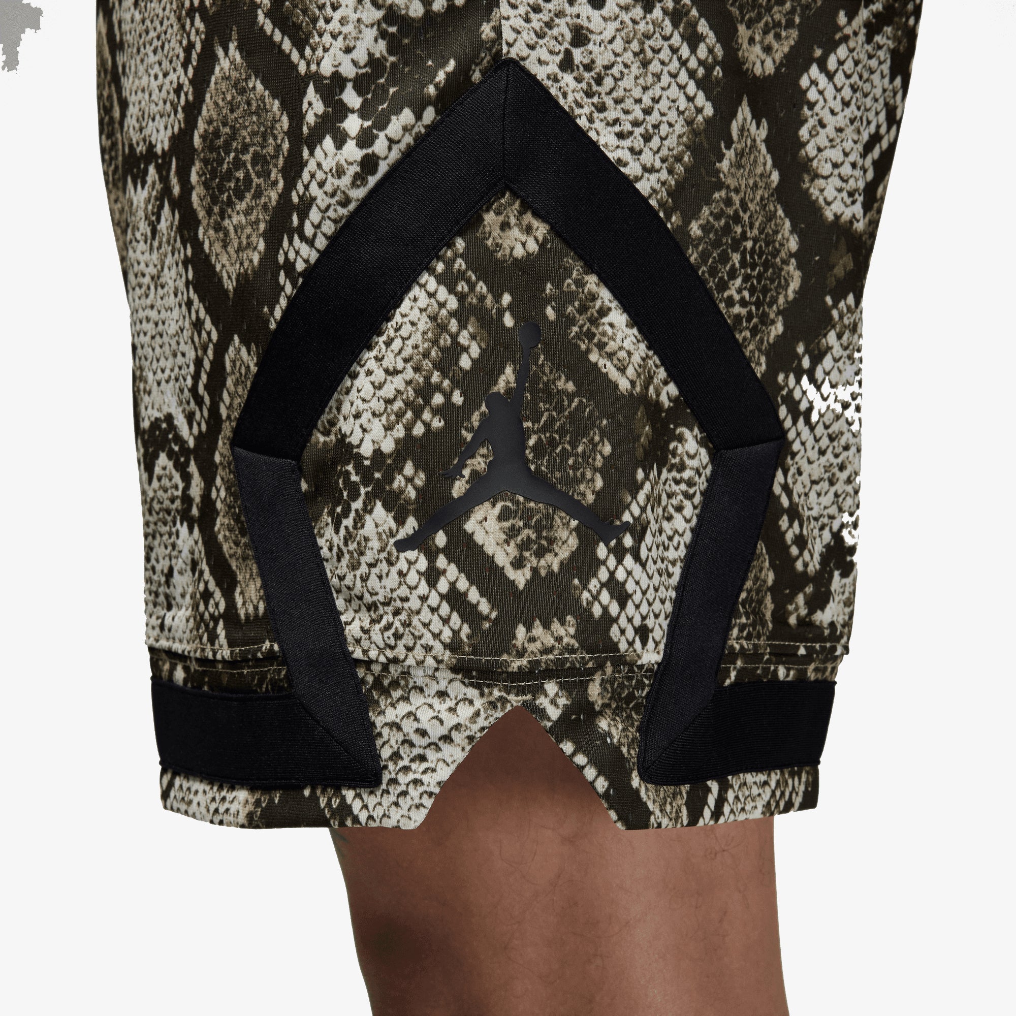 Jordan | Dri-fit Mesh Diamond Shorts { Sail/black - view 4