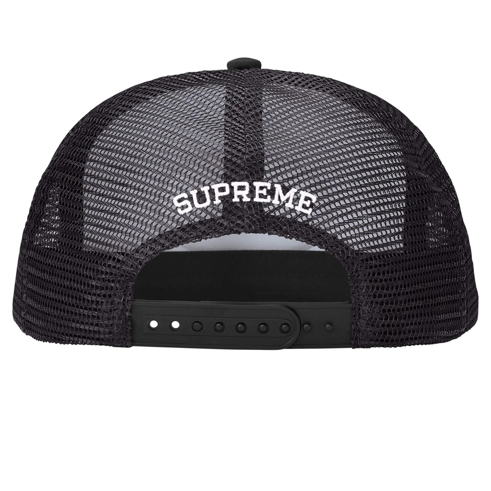 Supreme x Playboy Mesh Back 5 Panel Black White (SS26) - view 2