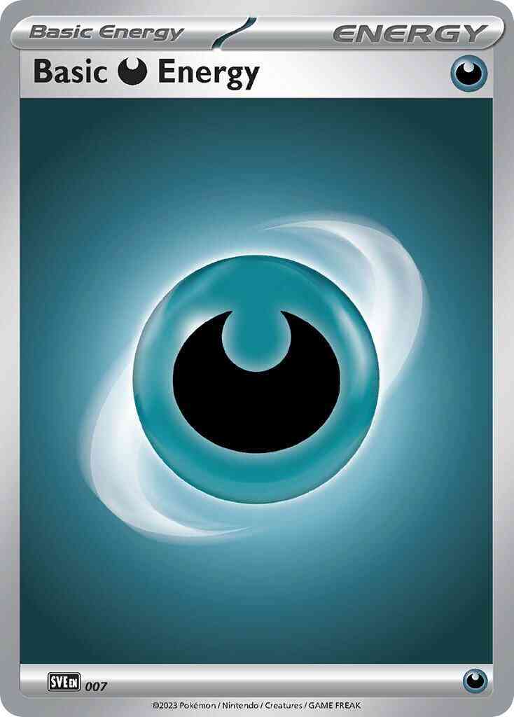 Pokémon Basic Darkness Energy - 007 - Common [sve-007] [Non-Holo]