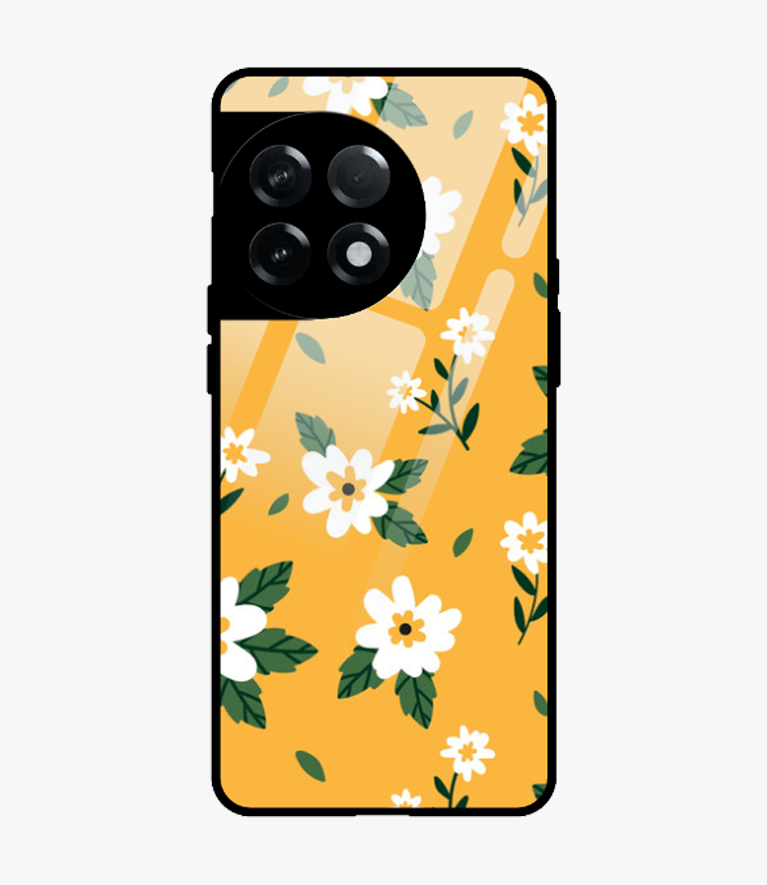 The Case Company Bright Flowers Floral Metal Case for Oneplus 11R