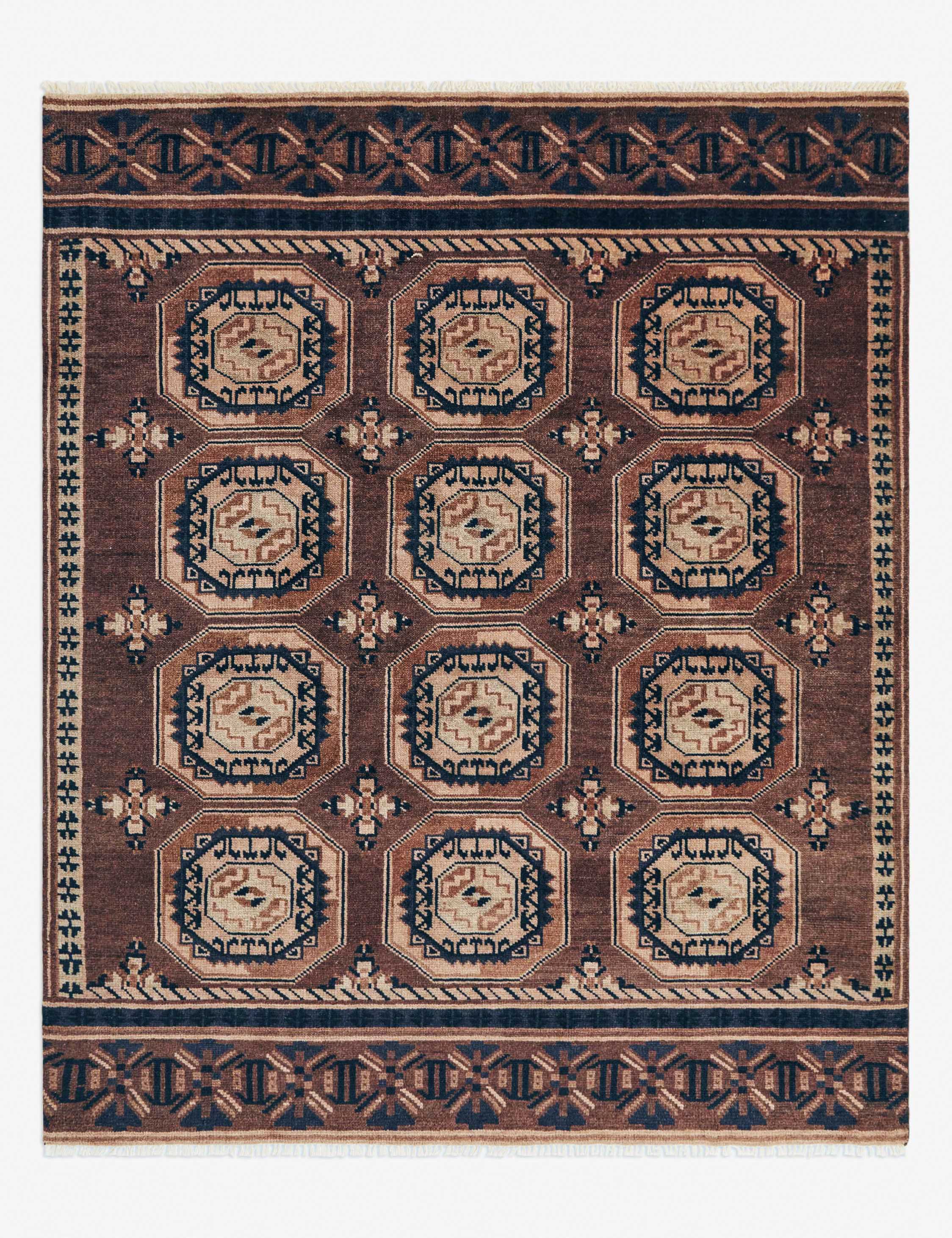 Lulu and Georgia Caprice Hand-Knotted Wool-Blend Rug