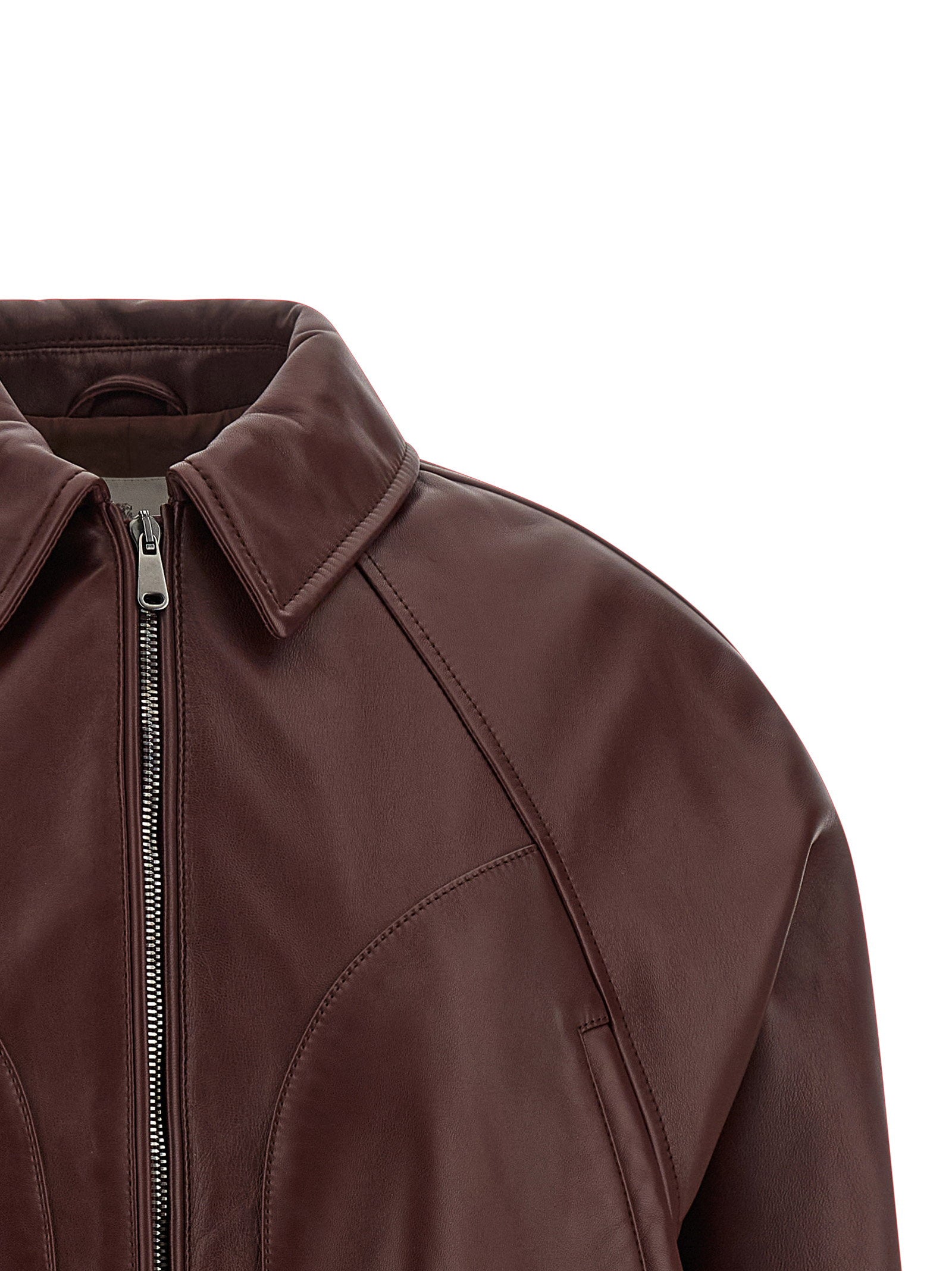 Brunello Cucinelli Nappa Leather Jacket - view 3