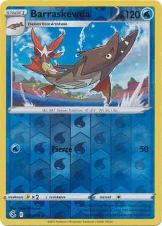 Uncommon swsh8-083 reverse – Pokémon Barraskewda - 083/264 - Uncommon [SWSH8-083] [Reverse Holo]