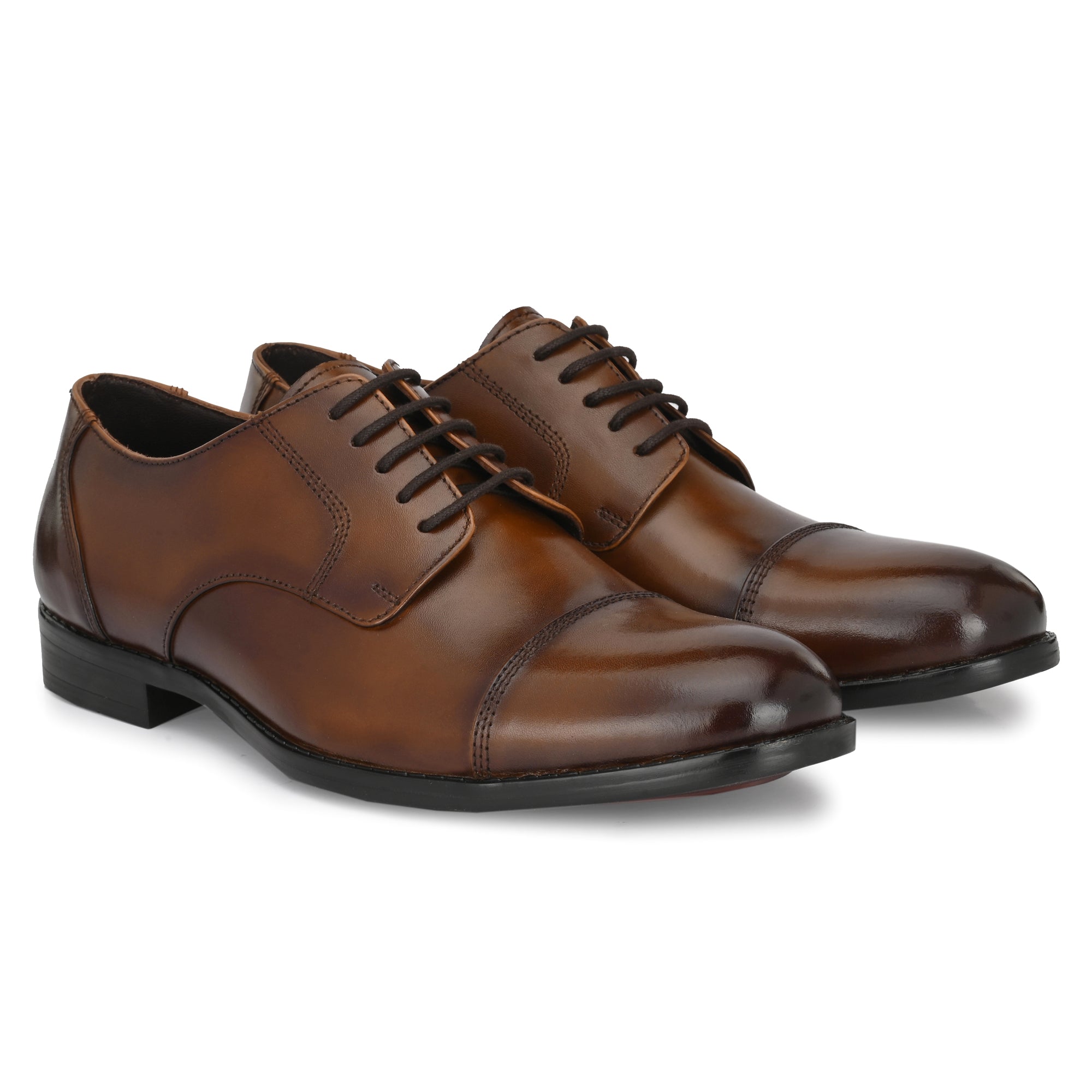 egoss-shoes Formal Leather Laceup Shoes For Men