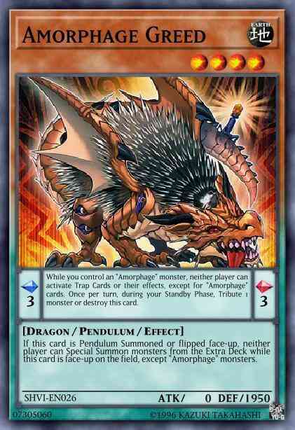 Yu-Gi-Oh! Amorphage Greed - SHVI-EN026 - Rare - Unlimited