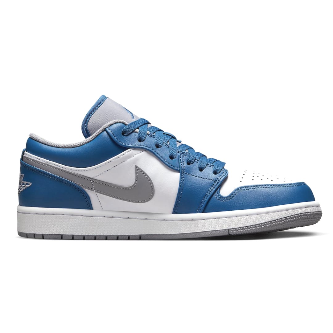 Kicks Machine Air Jordan 1 Low True Blue