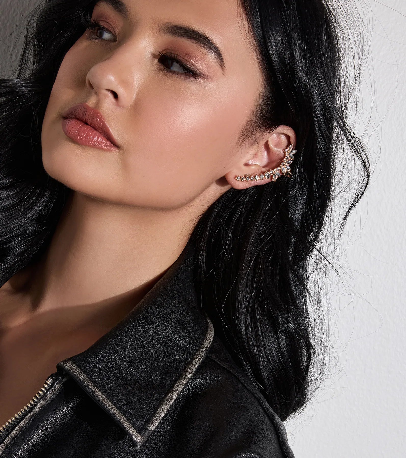 Windsor Glam Shine Rhinestone Two-Pack Ear Crawler Set - view 2