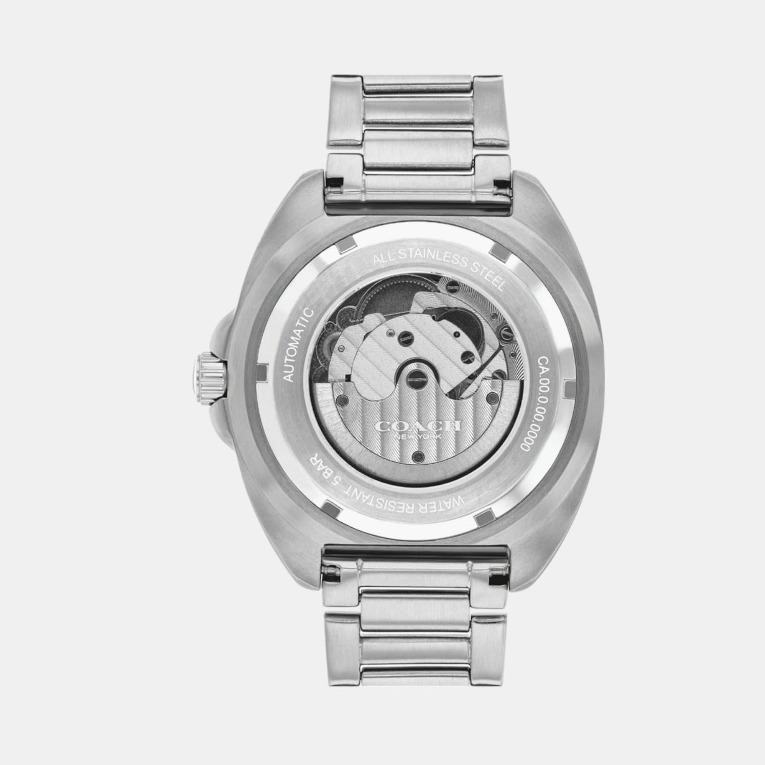Coach Charter Men Automatic Blue Dial Analog Stainless Steel Watch 14602711 - view 3