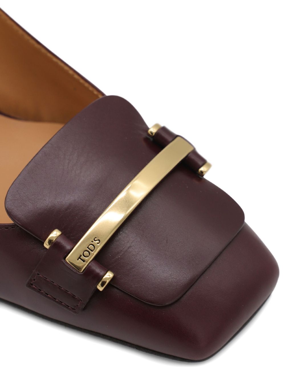 Tod's Barretta 40 leather slingback pumps – Leathear 100% - view 2