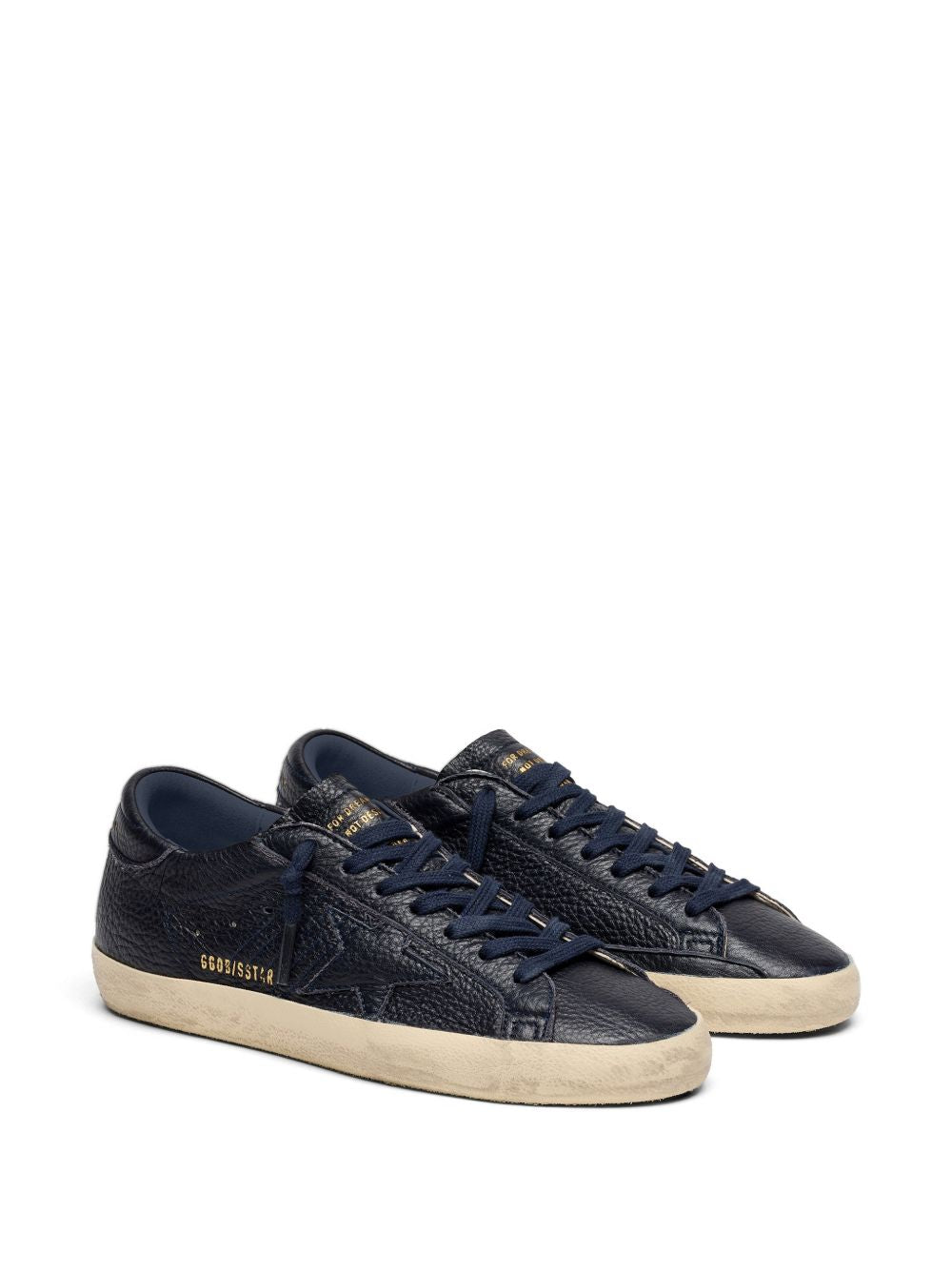 GOLDEN GOOSE Sneakers NAVY – Cow Leather 100% - view 4