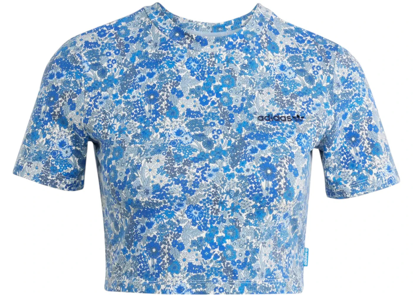 adidas Originals x Liberty London Tonal Baby Tee Multicolor/Chalk White/Ambient Sky/Night Indigo