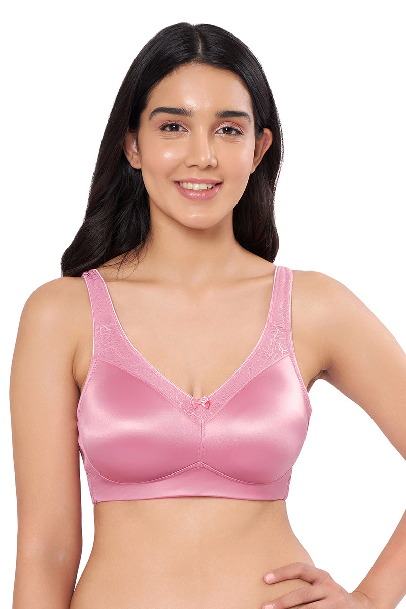 Amante Elegant Support Non-padded & Non-wired Bra - Wild Rose