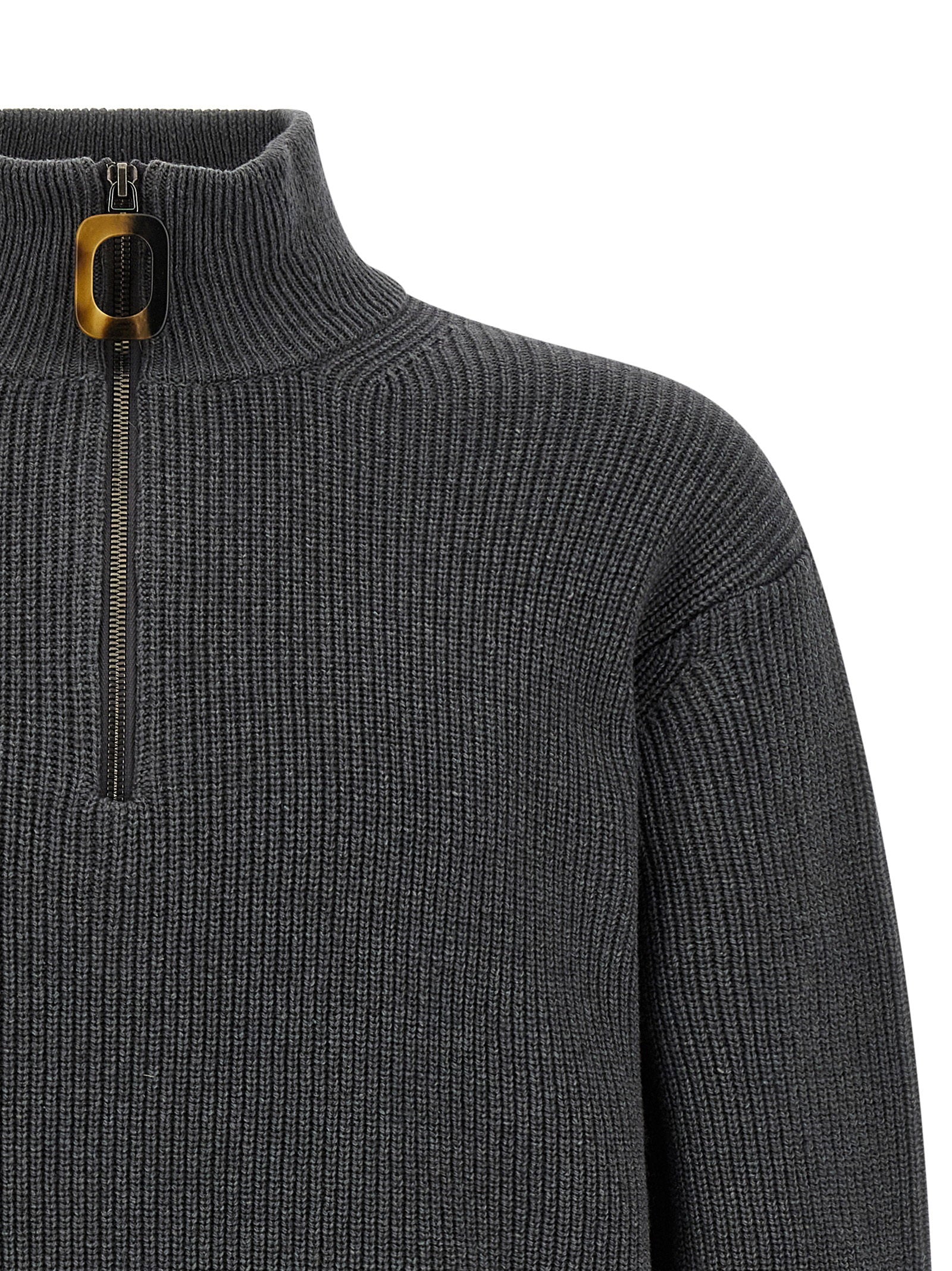 J.w.anderson Half-zip Sweater – 57% wool, 43% cotton - view 3