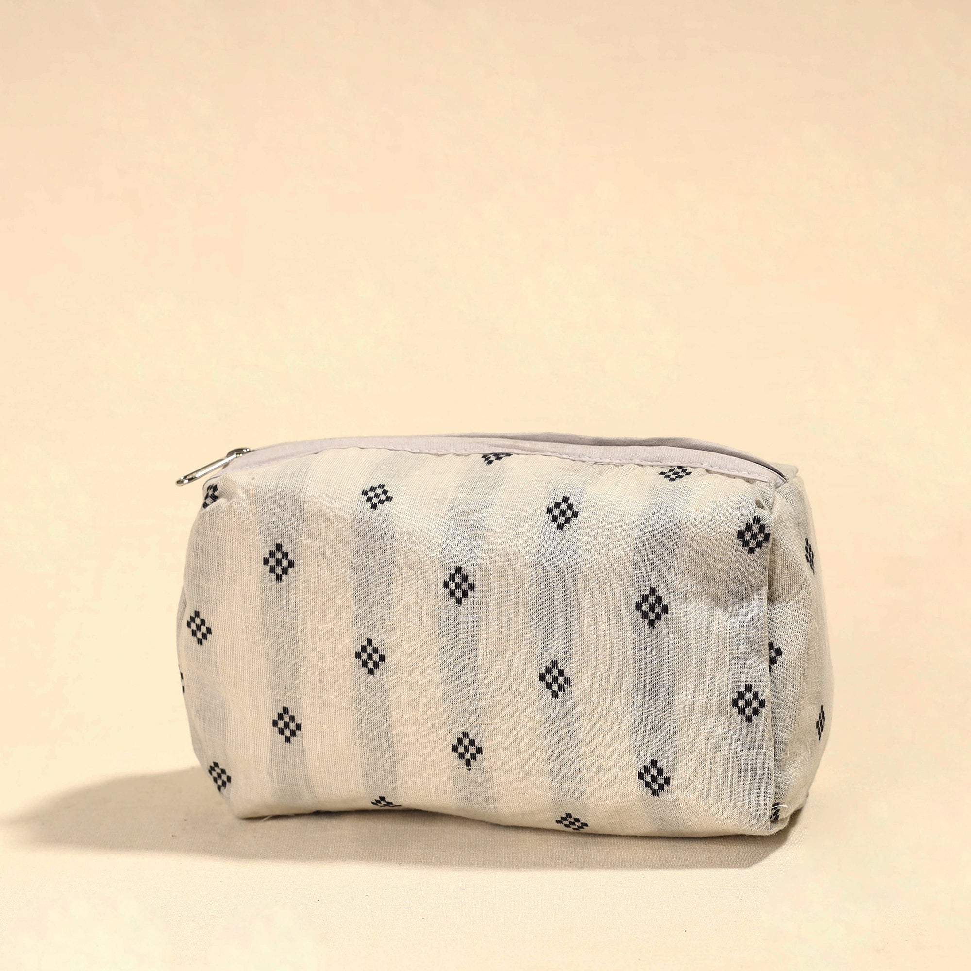 NOORI BAZAR Beige - Jacquard Cotton Toiletry Pouch - view 2