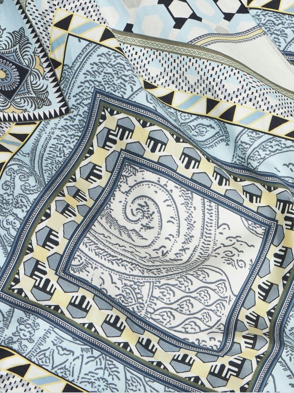 Etro Mix-print belted dress – Cotton 100% - view 2