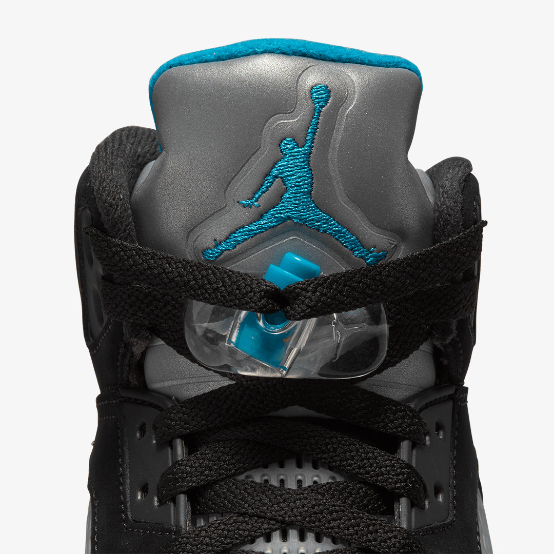 Jordan | AIR JORDAN 5 RETRO { BLACK/AQUATONE-TAXI - view 3