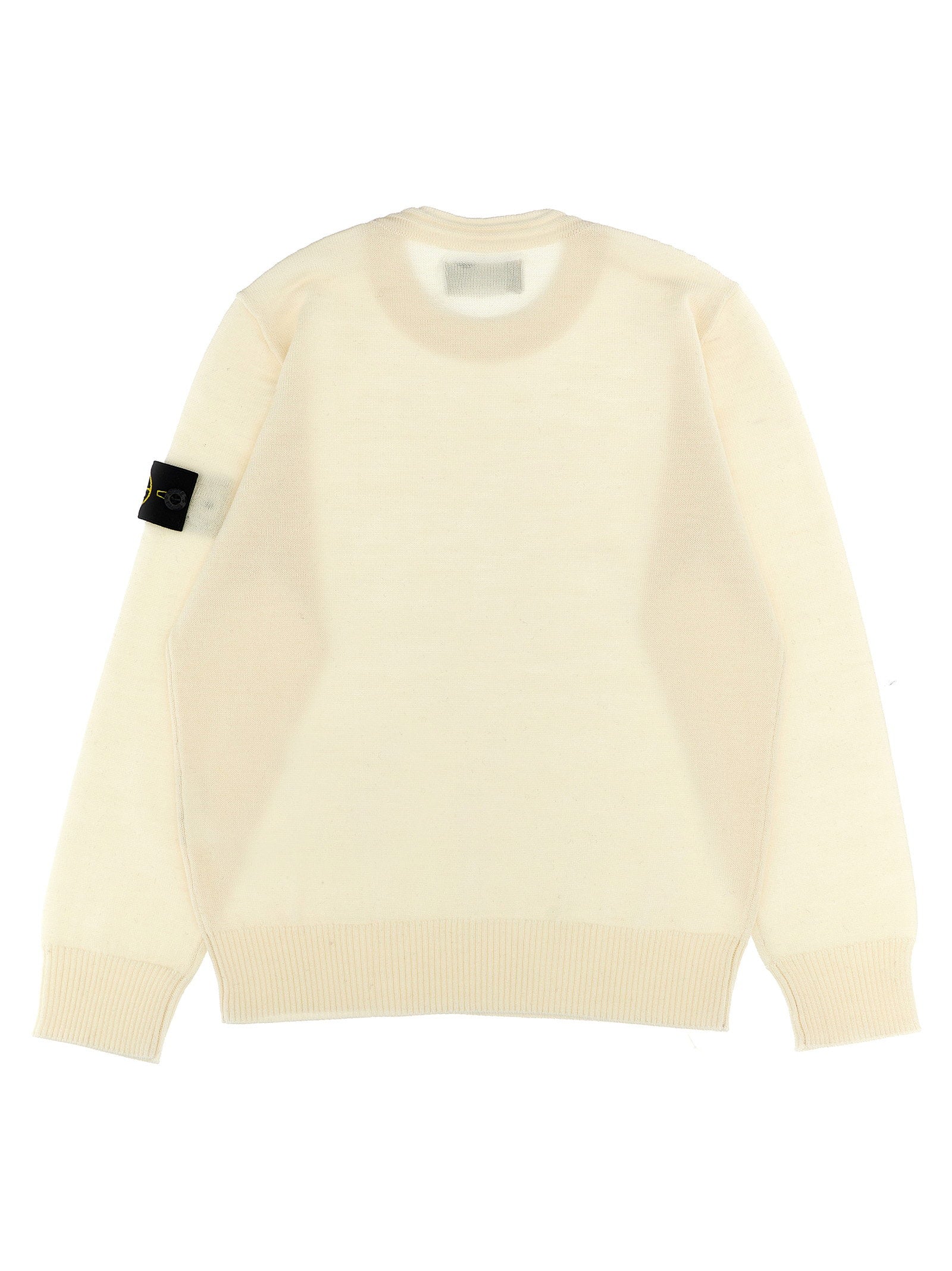 Stone Island Junior Logo Patch Sweater – 100% virgin wool - view 2